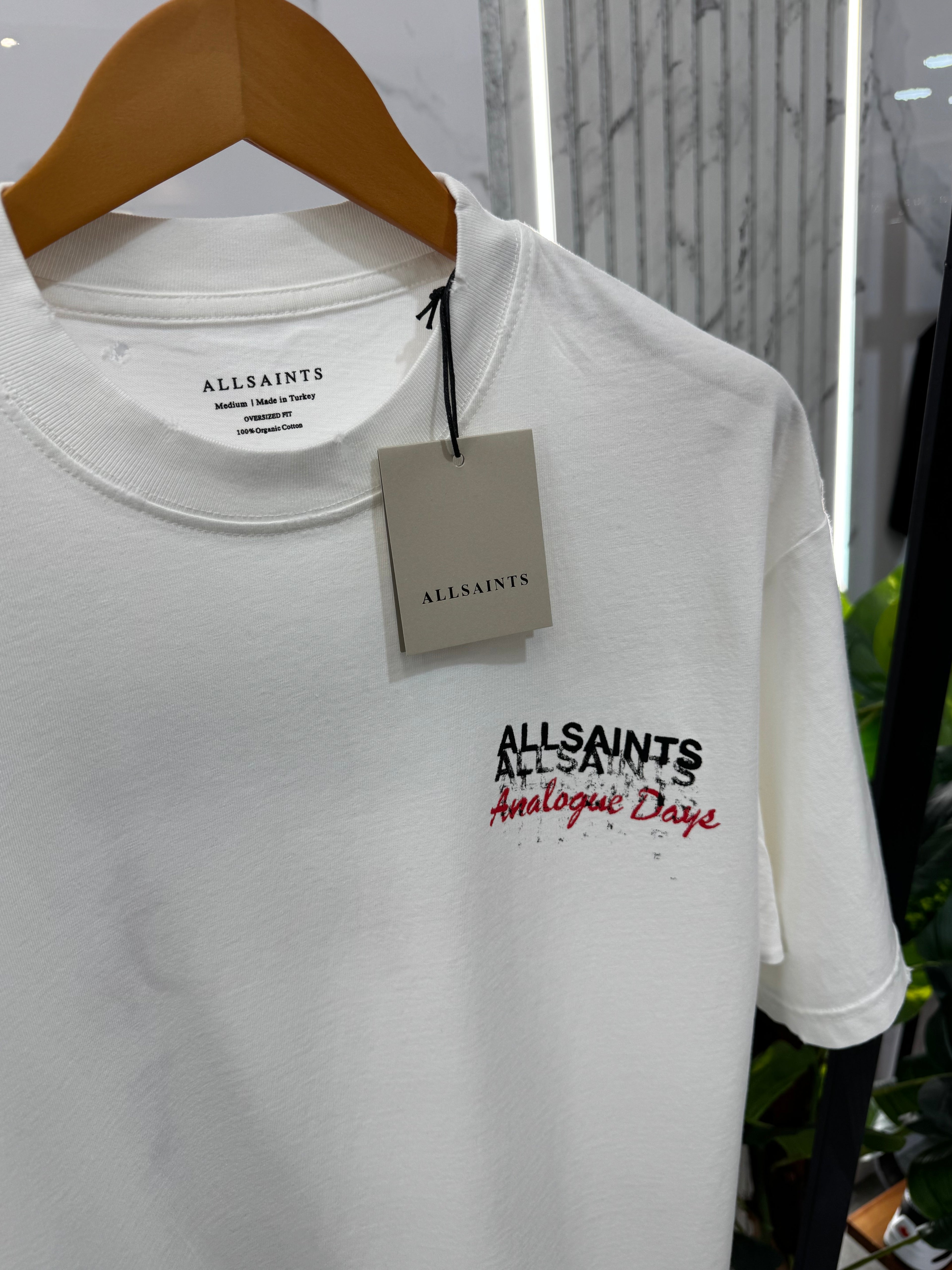 AllSaints Ανδρικό T-shirt "Analogue Days" - White - NEW1684