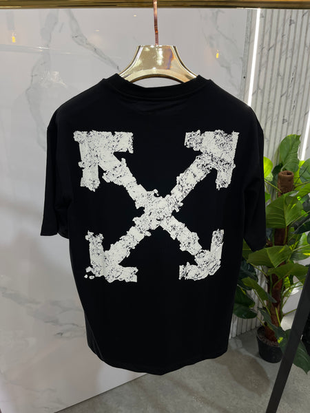 OFF-WHITE Splatter Arrow Skate Ανδρικό T-Shirt – Black - NEW1742