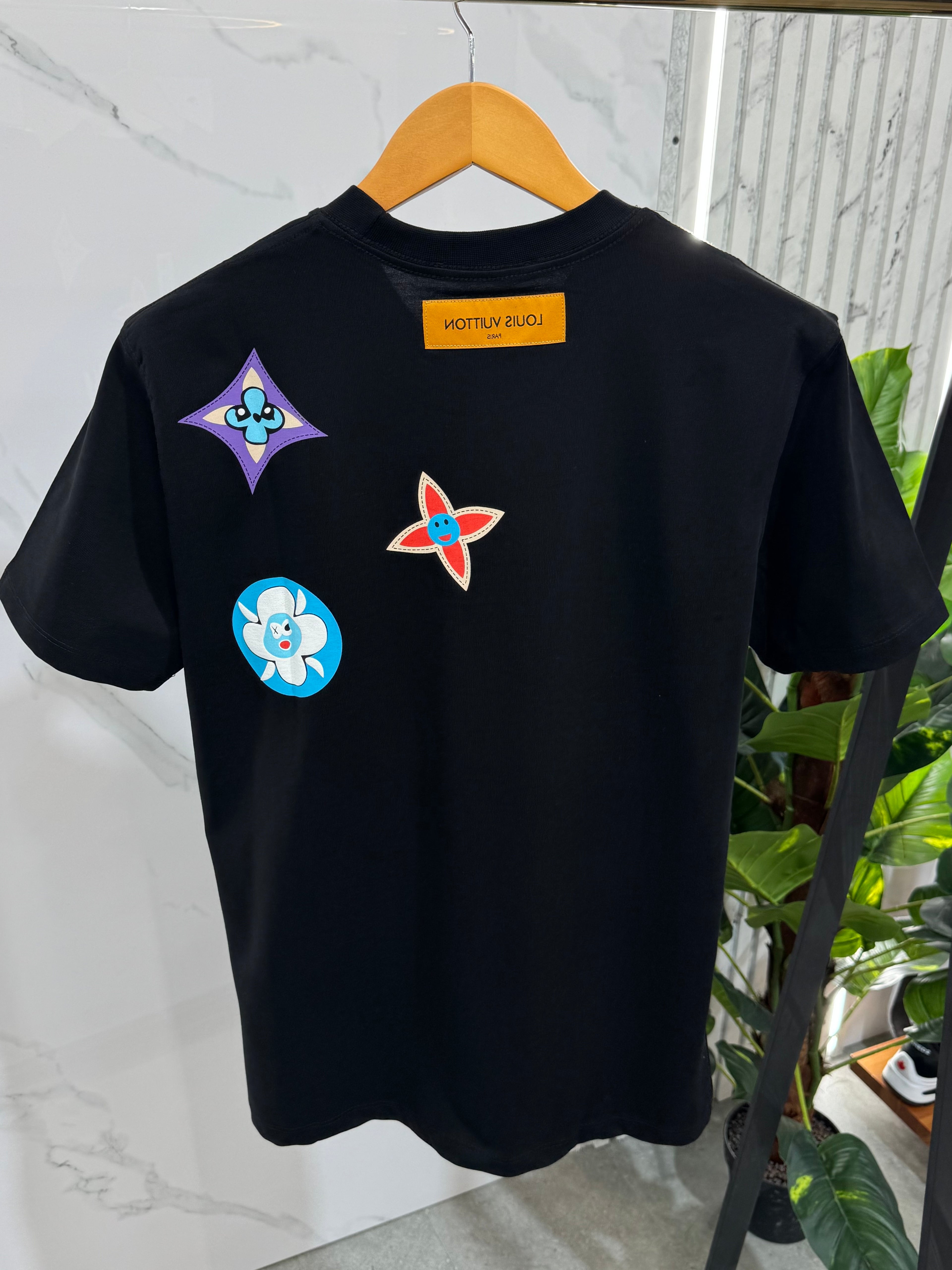 Louis Vuitton Ανδρικό T-shirt "Comic Monogram" - Black - NEW1690