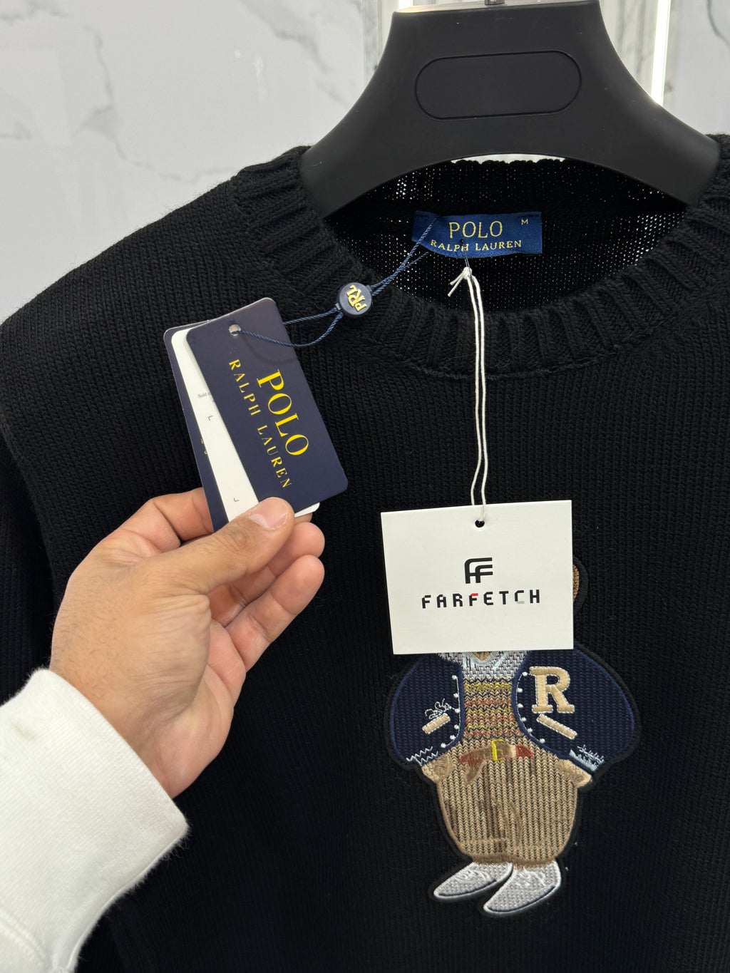 ΠΛΕΚΤΗ POLO RALPH LAUREN ΜΑΚΡΥΜΑΝΙΚΗ - NEW1461