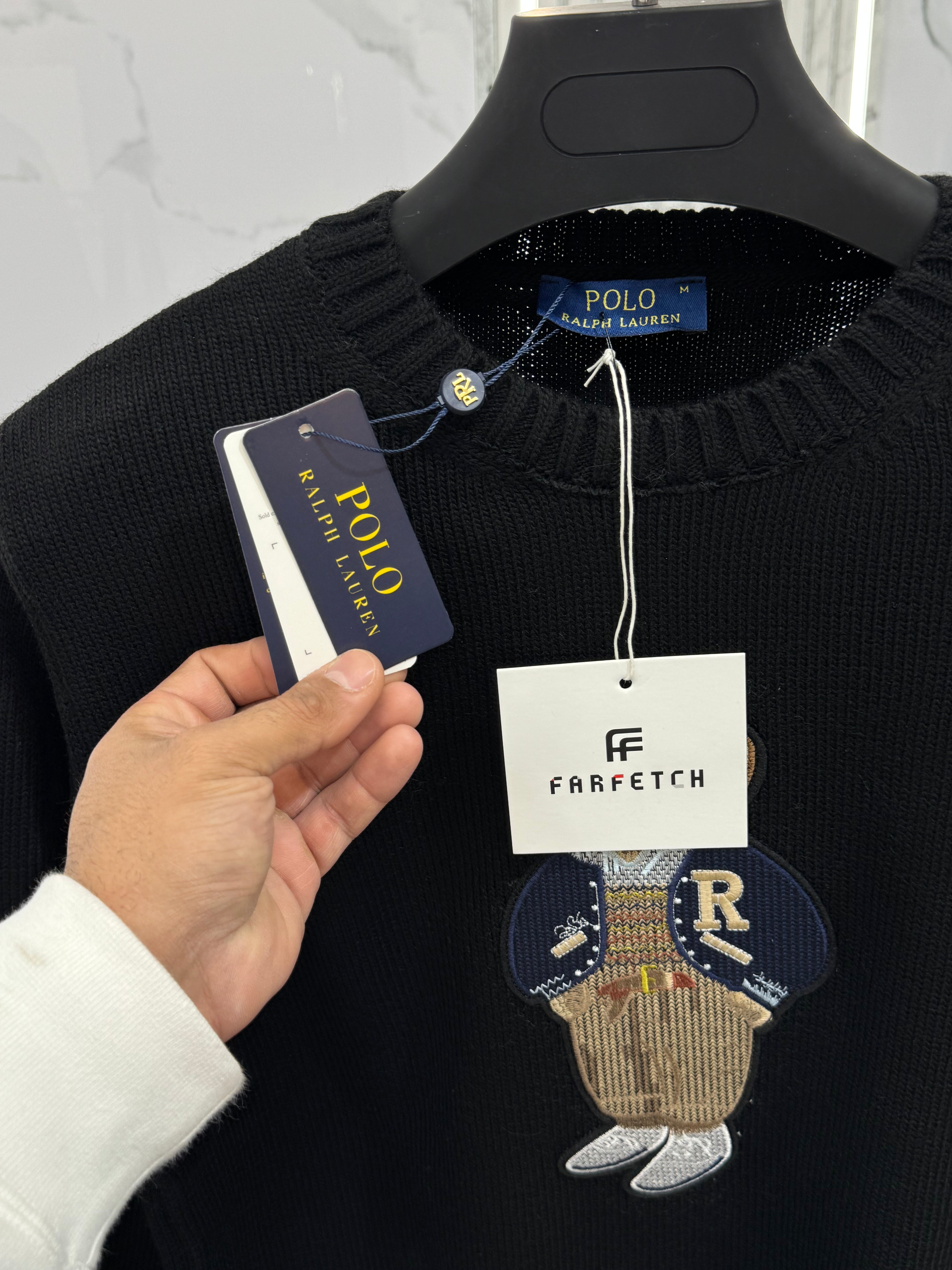 ΠΛΕΚΤΗ POLO RALPH LAUREN ΜΑΚΡΥΜΑΝΙΚΗ - NEW1461