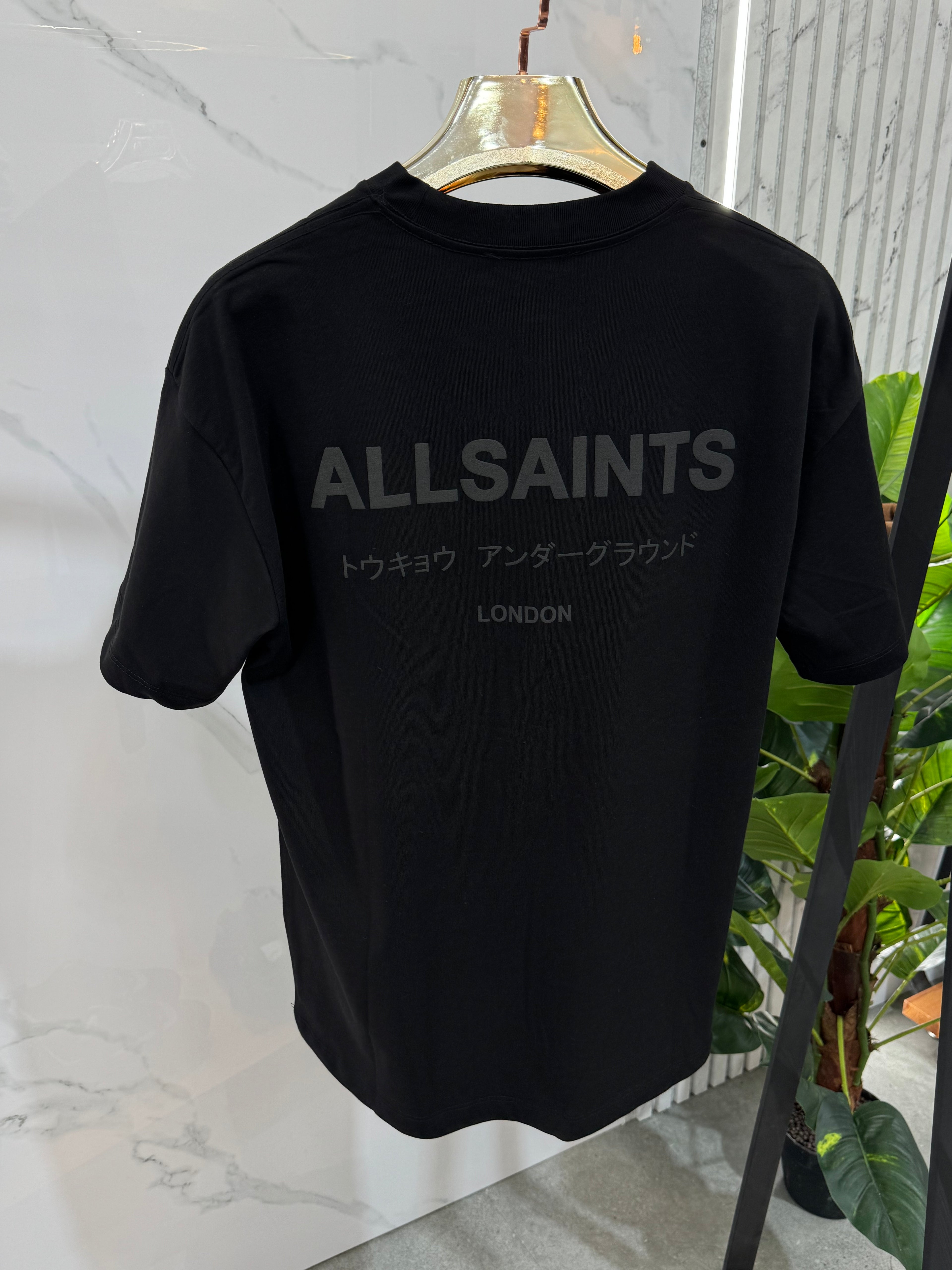 ALLSAINTS Tokyo Underground T-Shirt – Black - NEW1757