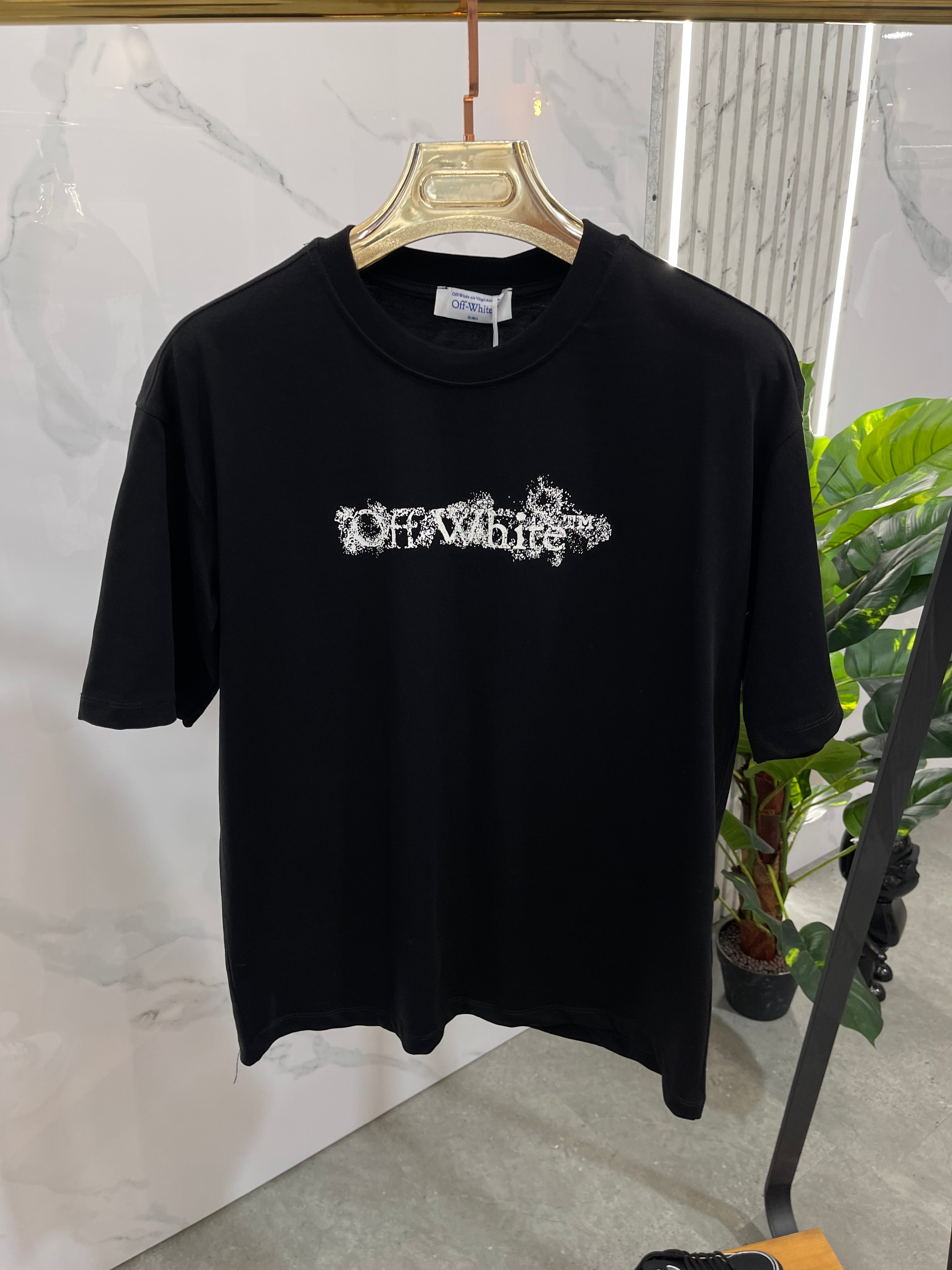 OFF-WHITE Splatter Arrow Skate Ανδρικό T-Shirt – Black - NEW1742