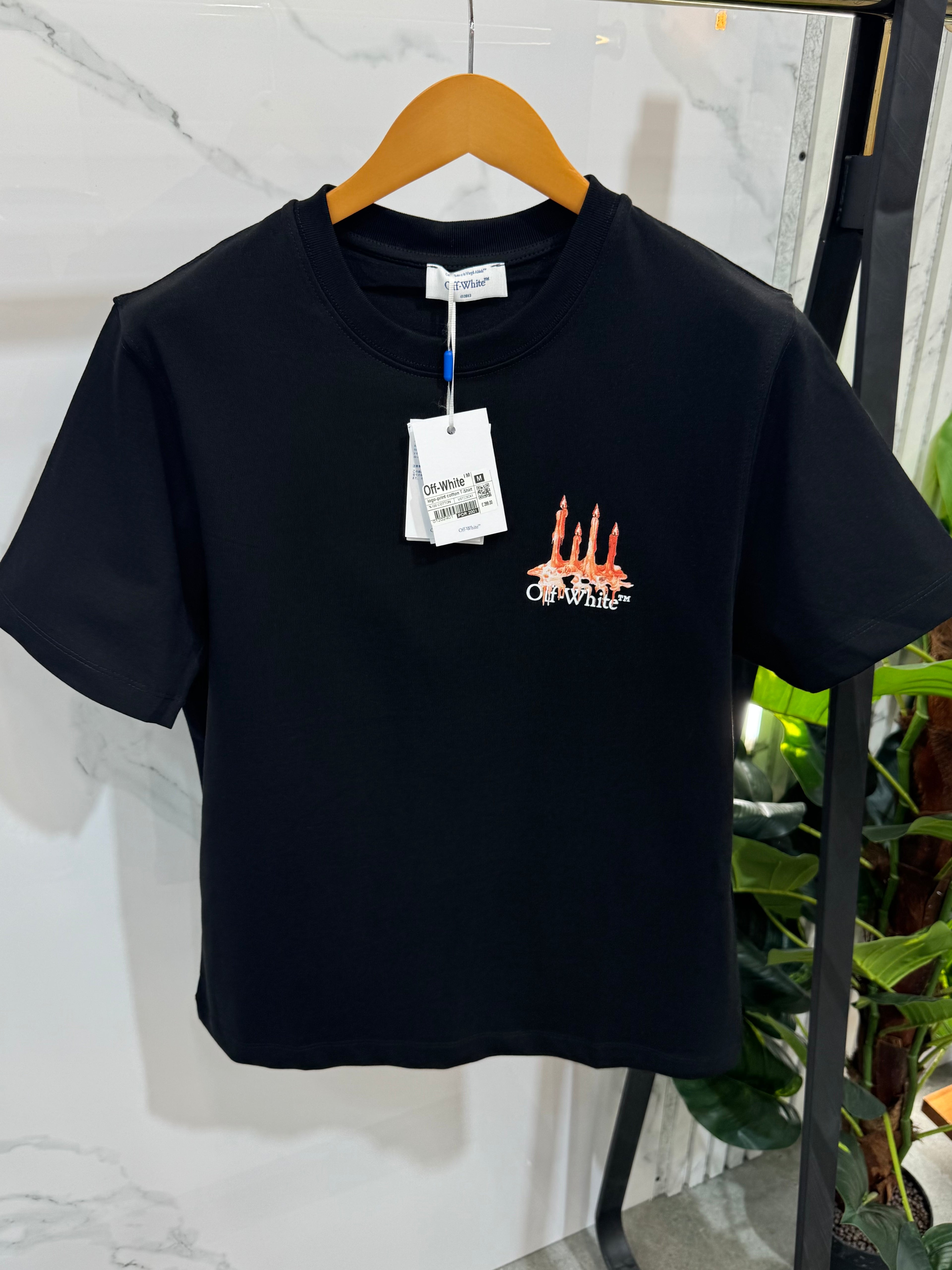Off-White Ανδρικό T-shirt "Eagle & Lion" - Black k - NEW1720