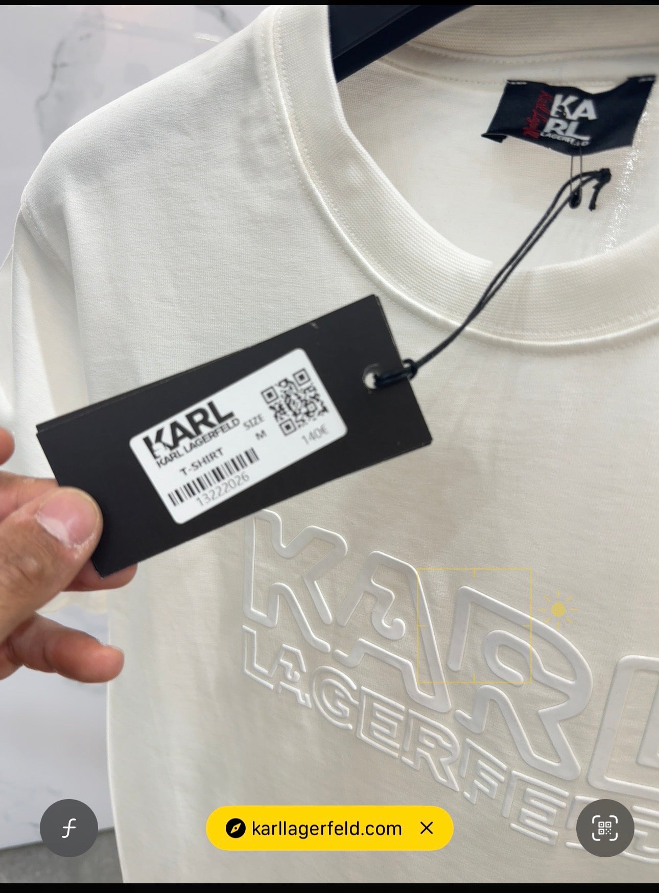 Ανδρικό T-SHIRT KARL LAGERFELD - NEW1527