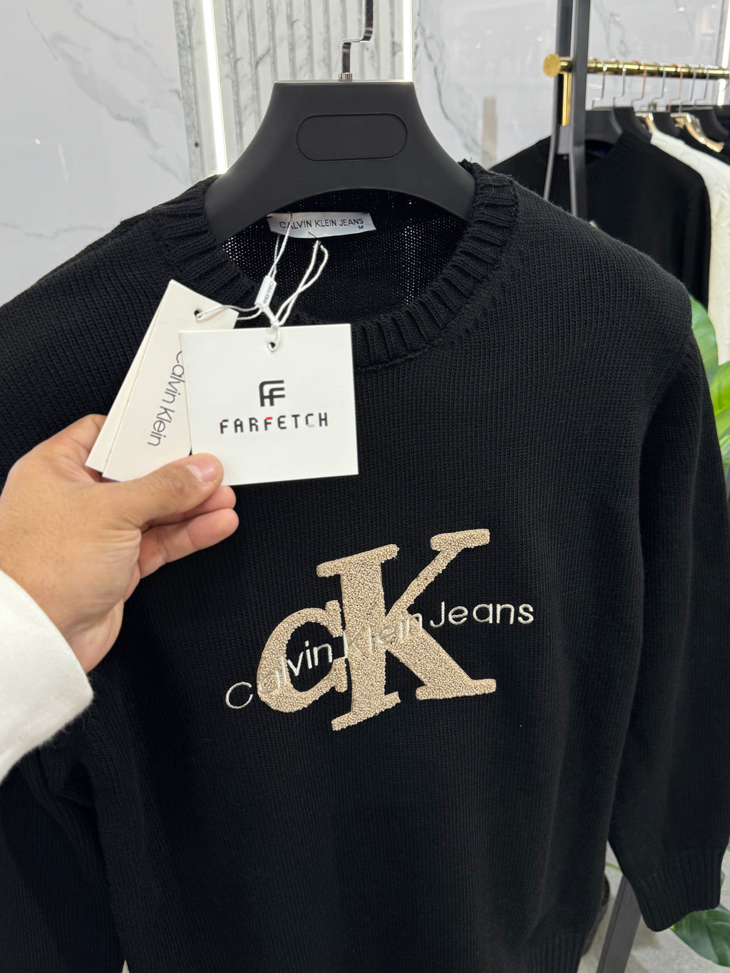 ΠΛΕΚΤΗ CALVIN KLEIN ΜΑΚΡΥΜΑΝΙΚΗ - NEW1463