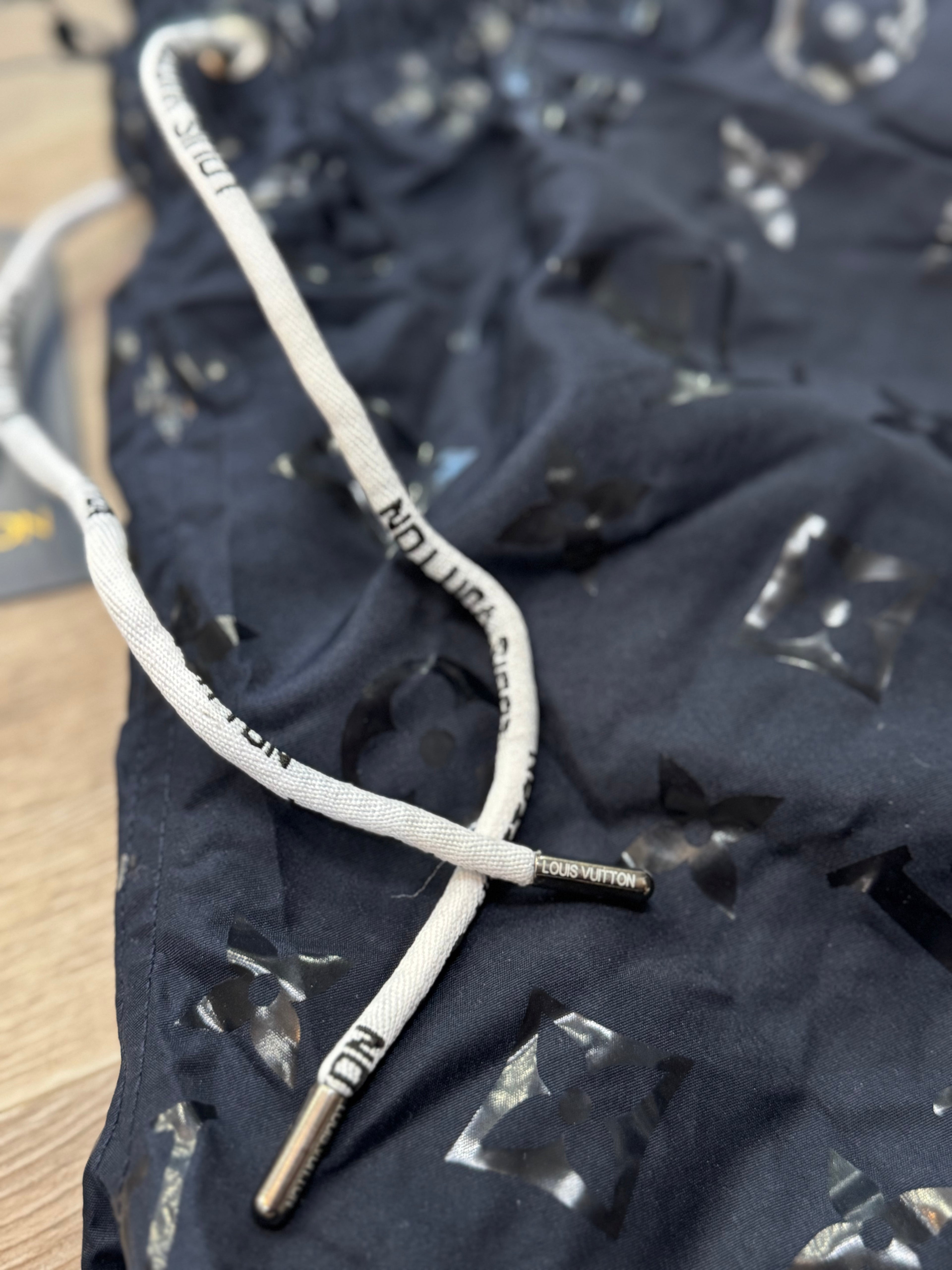 LOUIS VUITTON Monogram Swim Shorts – Black / Navy - NEW1105