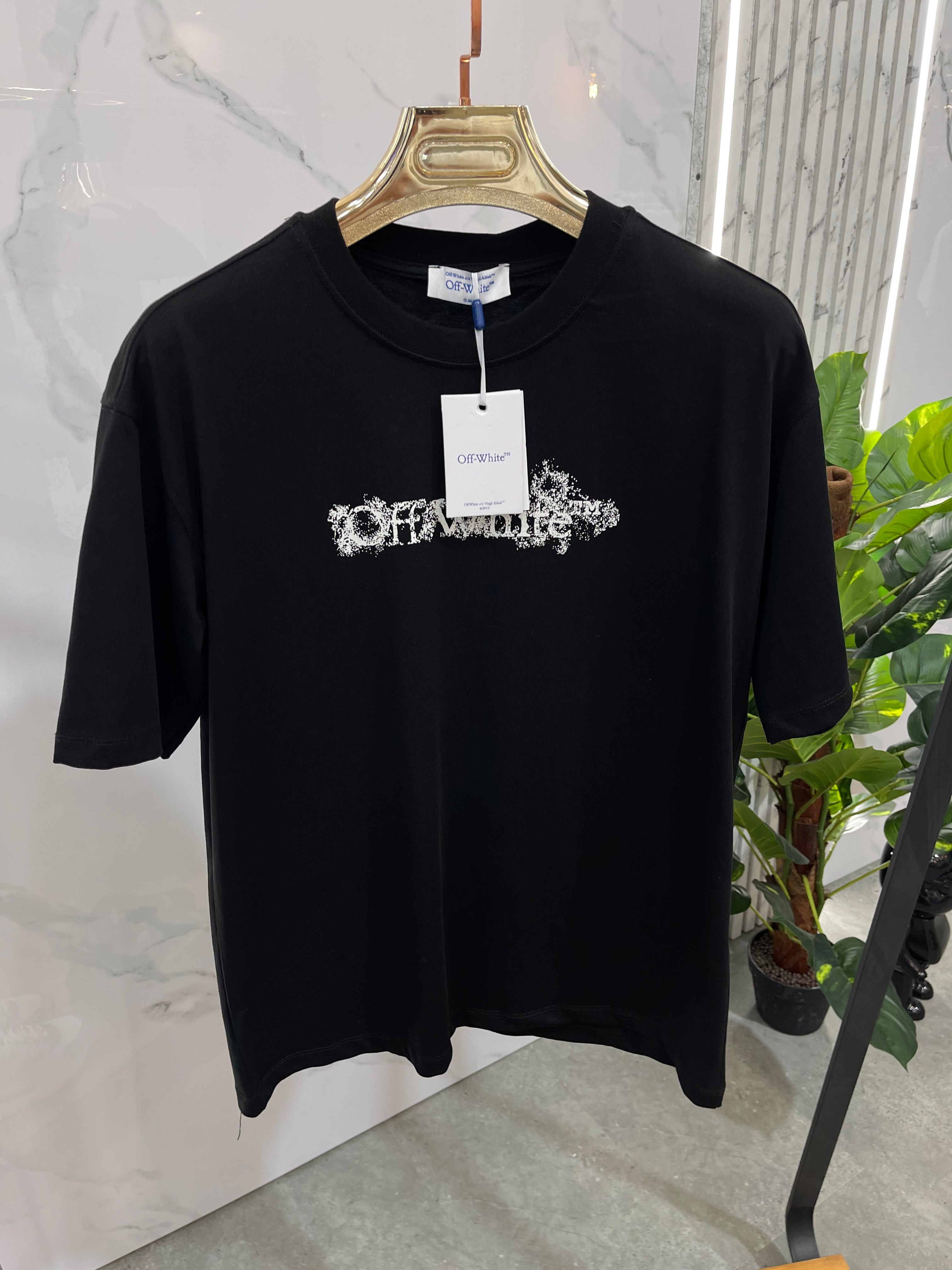 OFF-WHITE Splatter Arrow Skate Ανδρικό T-Shirt – Black - NEW1742