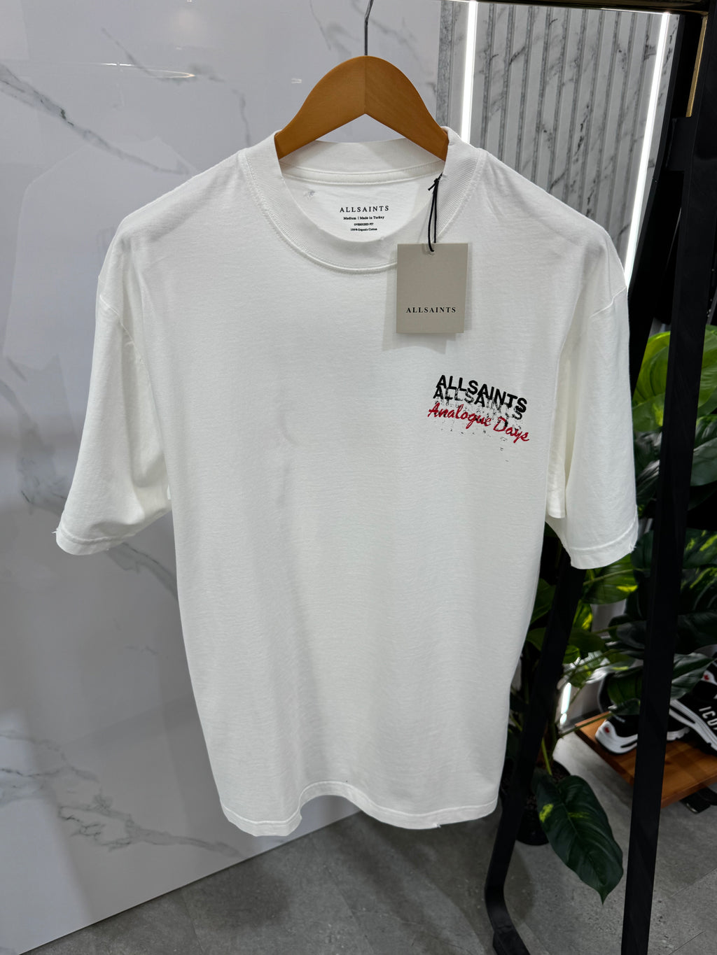 AllSaints Ανδρικό T-shirt "Analogue Days" - White - NEW1684