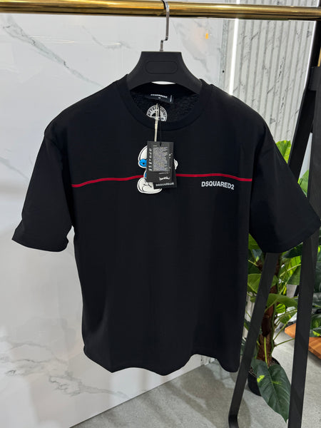 DSQUARED2 x Smurfs Edition T-Shirt – Black - NEW1754