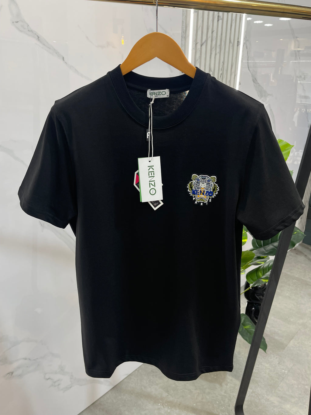 KENZO Tiger Crest Ανδρικό T-Shirt – Black - NEW1746
