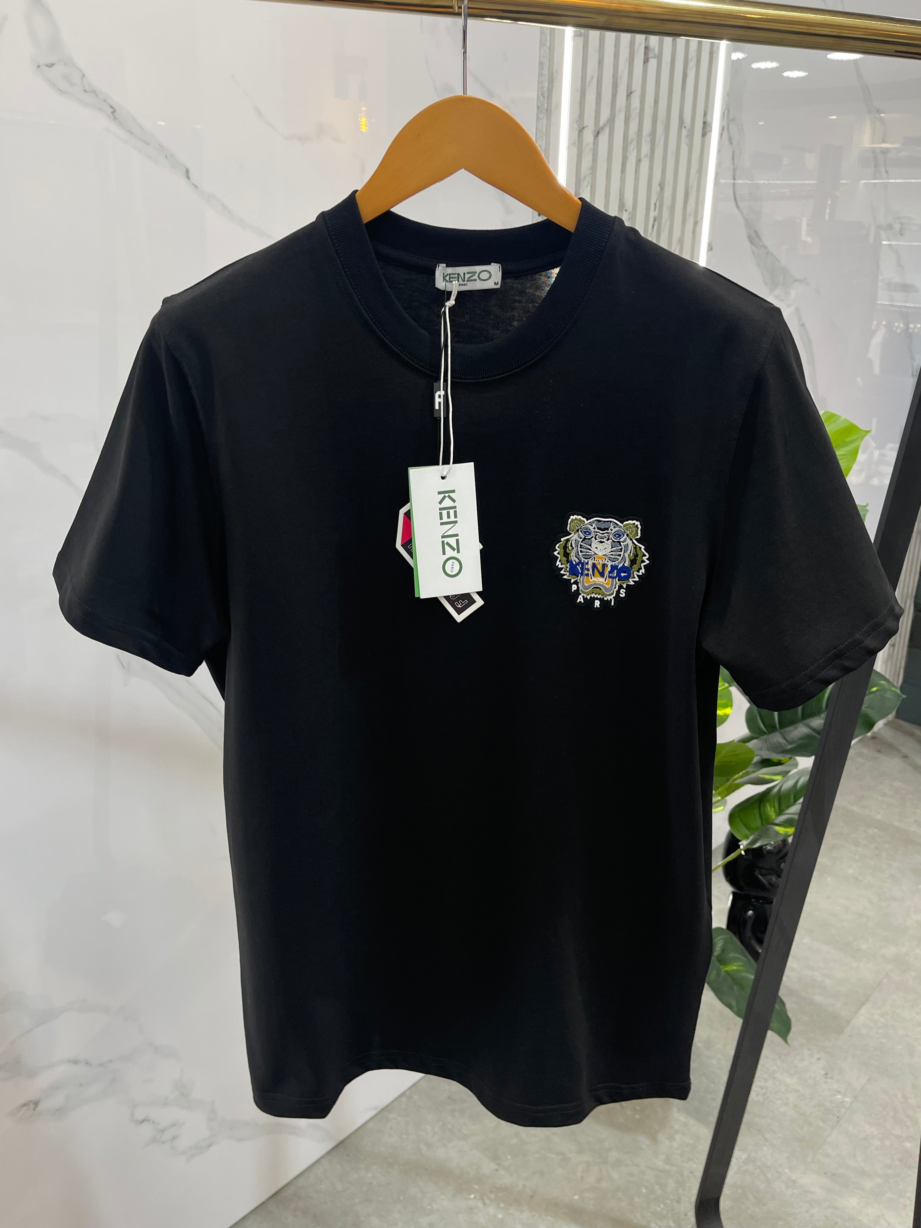 KENZO Tiger Crest Ανδρικό T-Shirt – Black - NEW1746