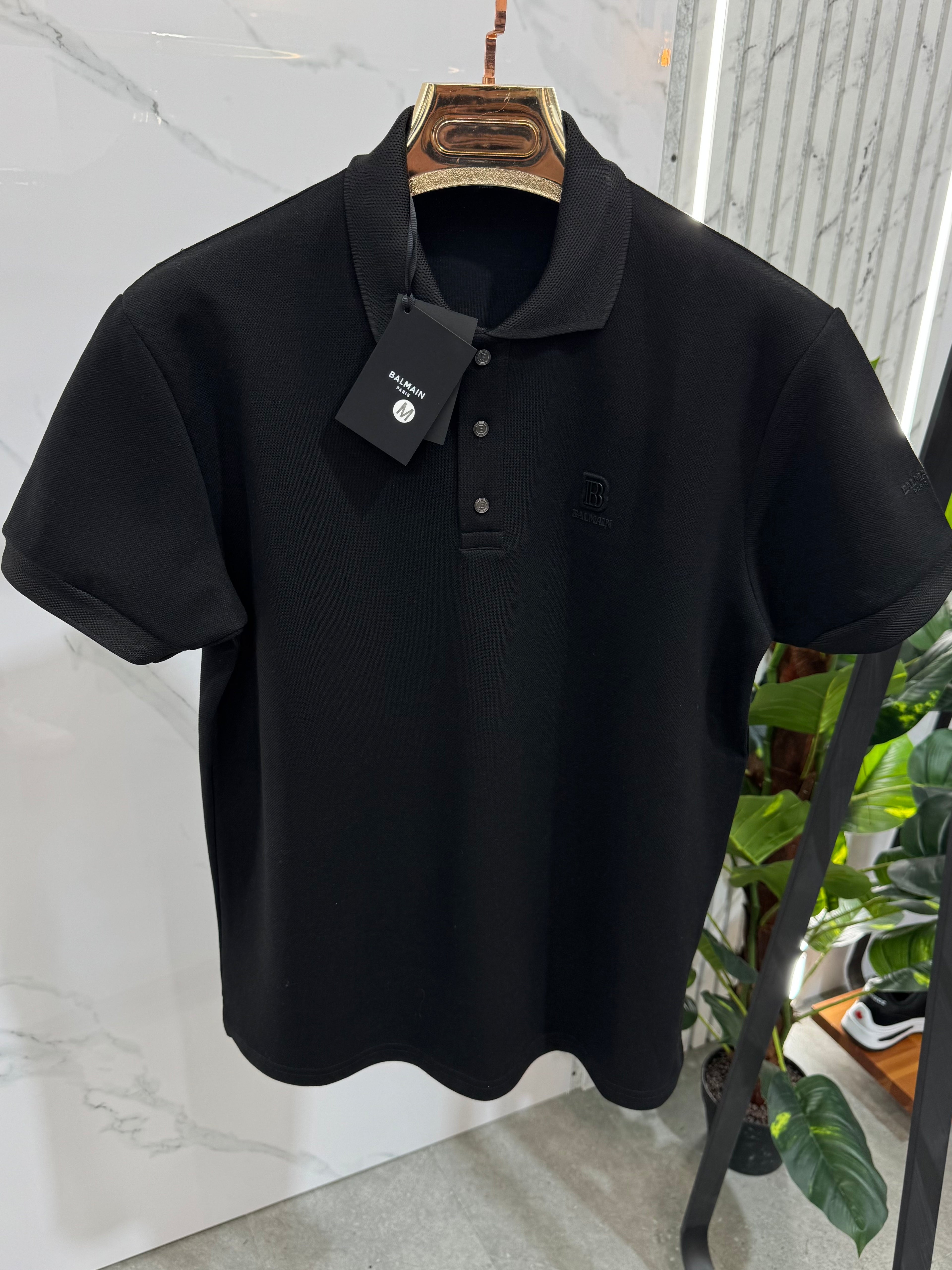 Balmain Polo - Black - NEW1697