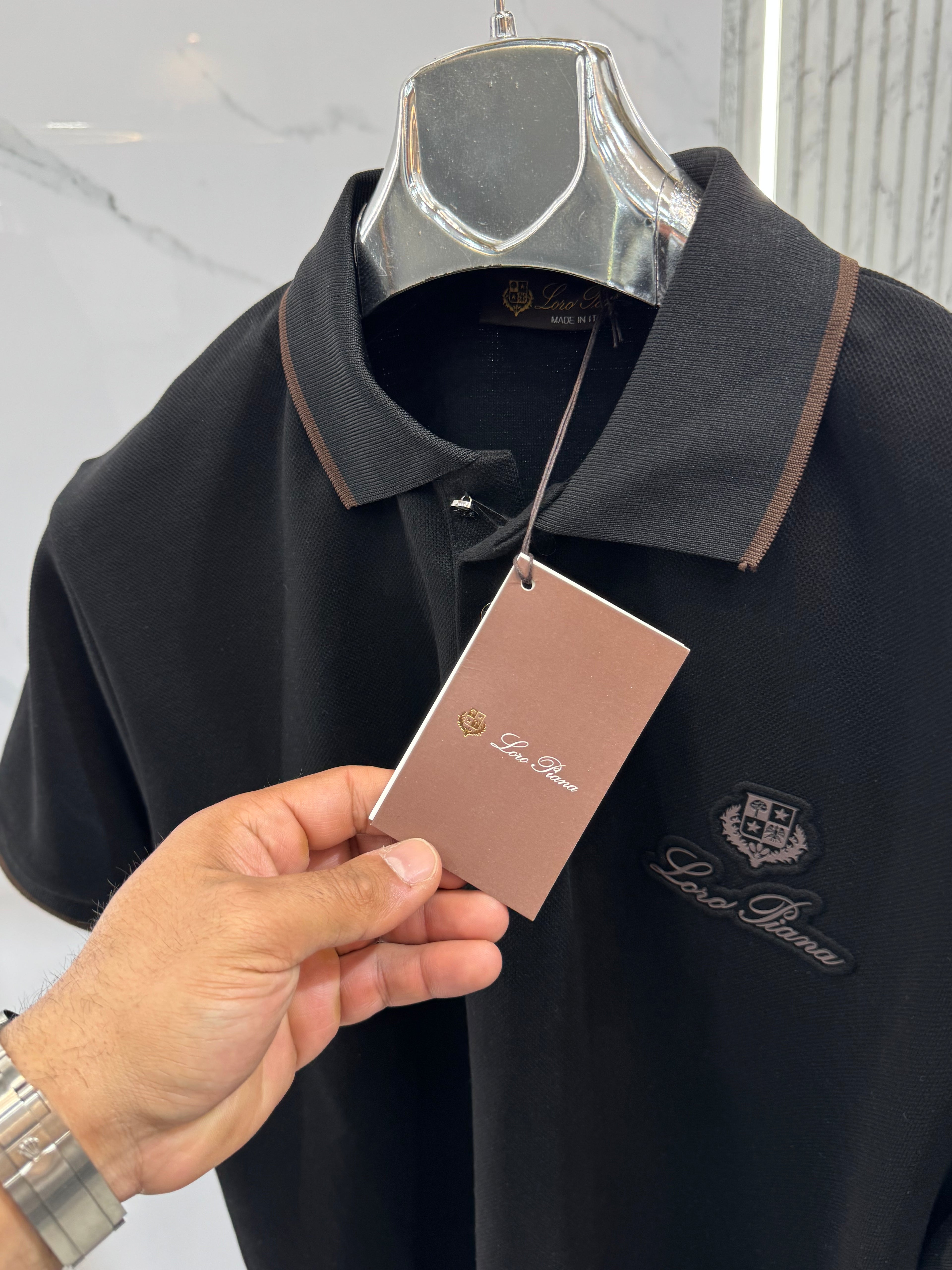 Loro Piana Crest Polo - NEW1644