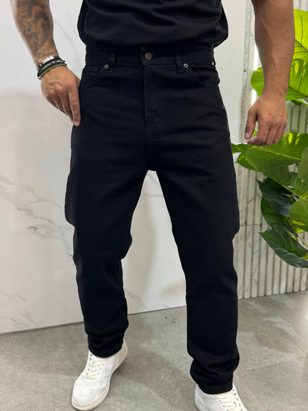 ARMANI EXCHANGE Regular Fit Jeans – Black / Rear Pocket Logo - NEW1833