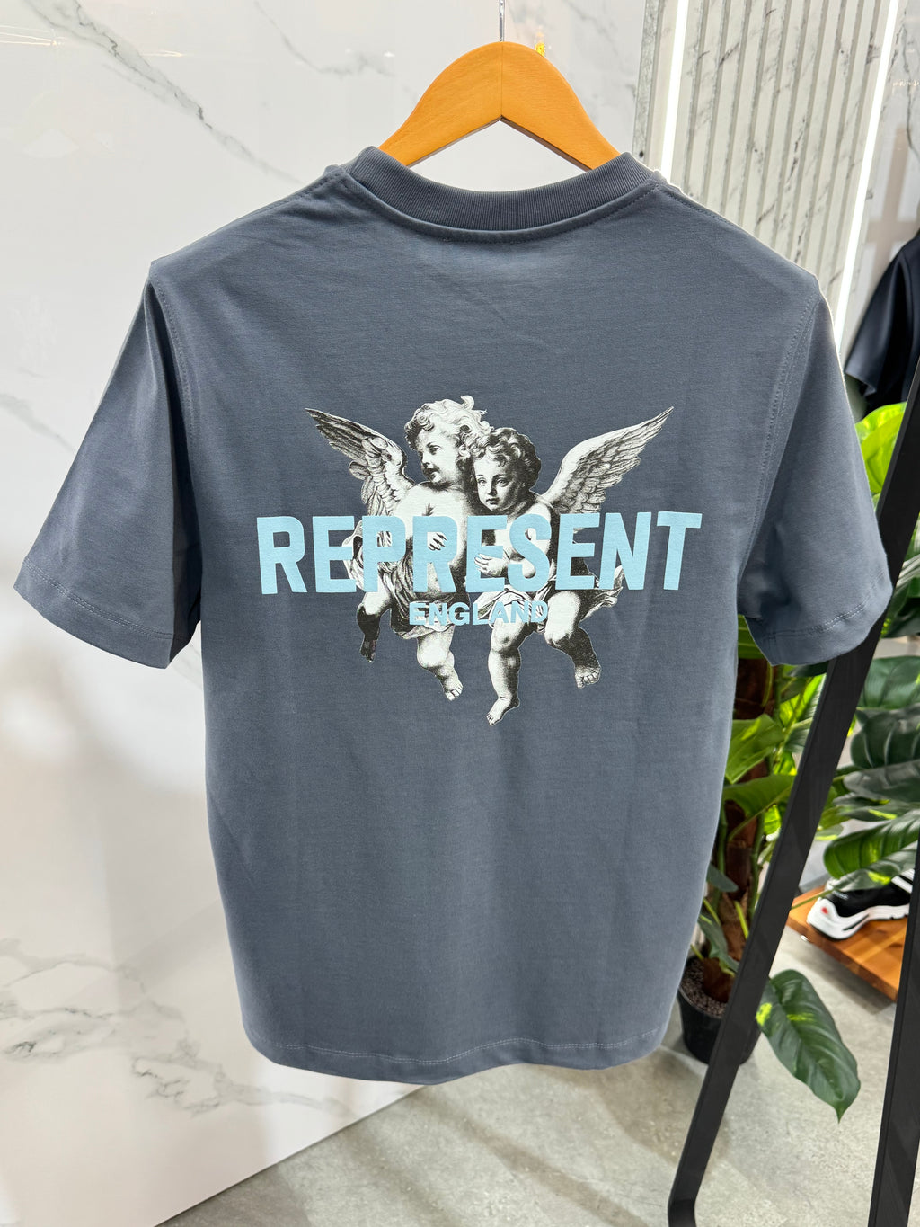 REPRESENT Ανδρικό T-Shirt "The Legacy Collection" – Grey Blue - NEW1728