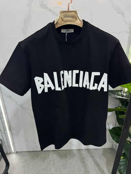Balenciaga Hand-Drawn BB T-Shirt - Black - NEW1638