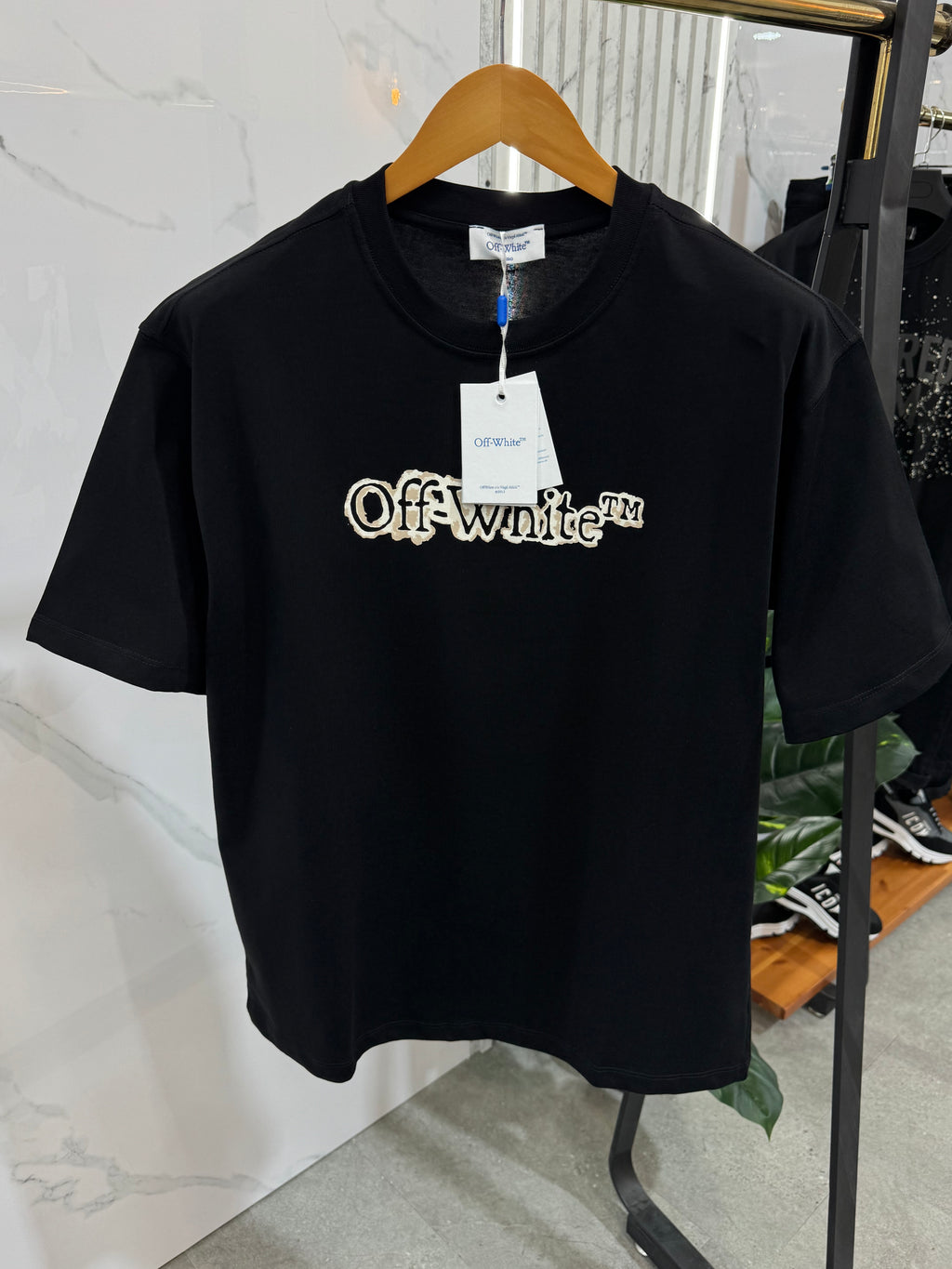 Off-White Ανδρικό T-shirt "Bleach Arrows" - Black - NEW1668