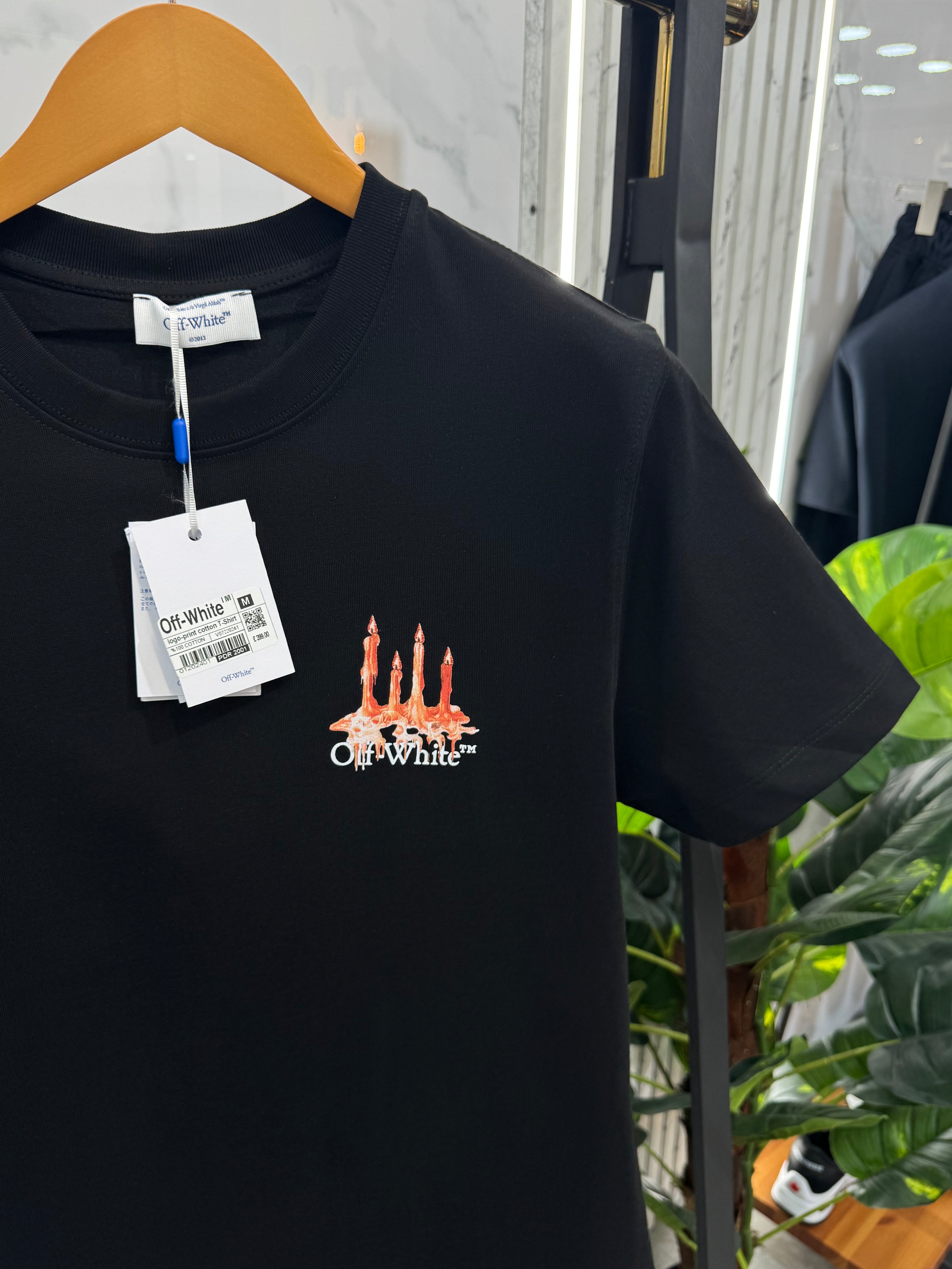 Off-White Ανδρικό T-shirt "Eagle & Lion" - Black k - NEW1720