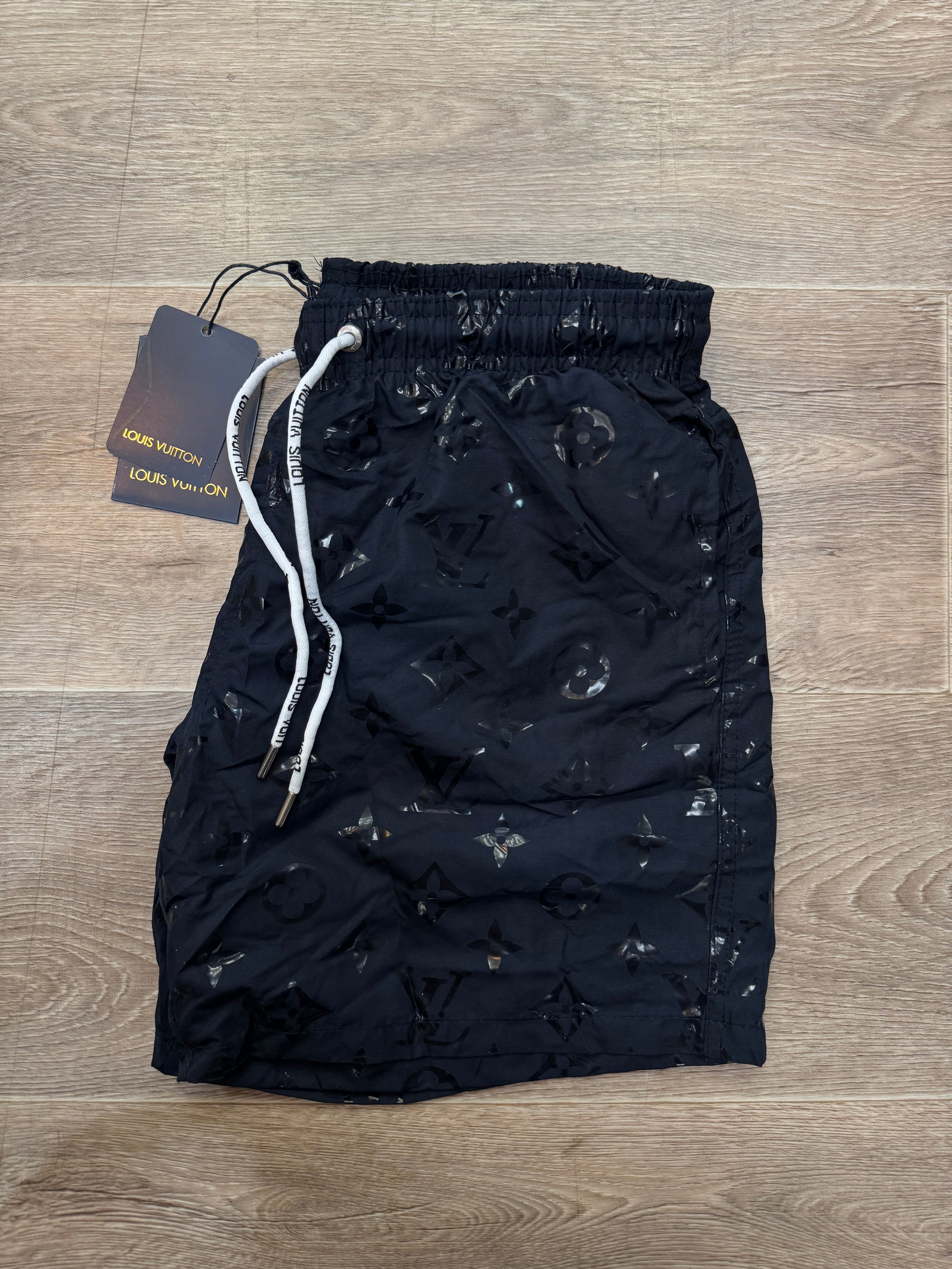 LOUIS VUITTON Monogram Swim Shorts – Black / Navy - NEW1105
