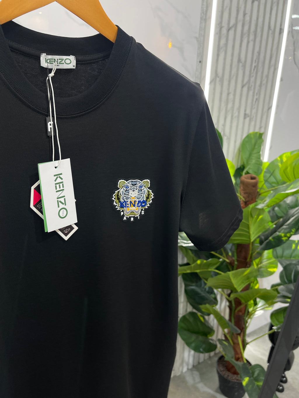 KENZO Tiger Crest Ανδρικό T-Shirt – Black - NEW1746