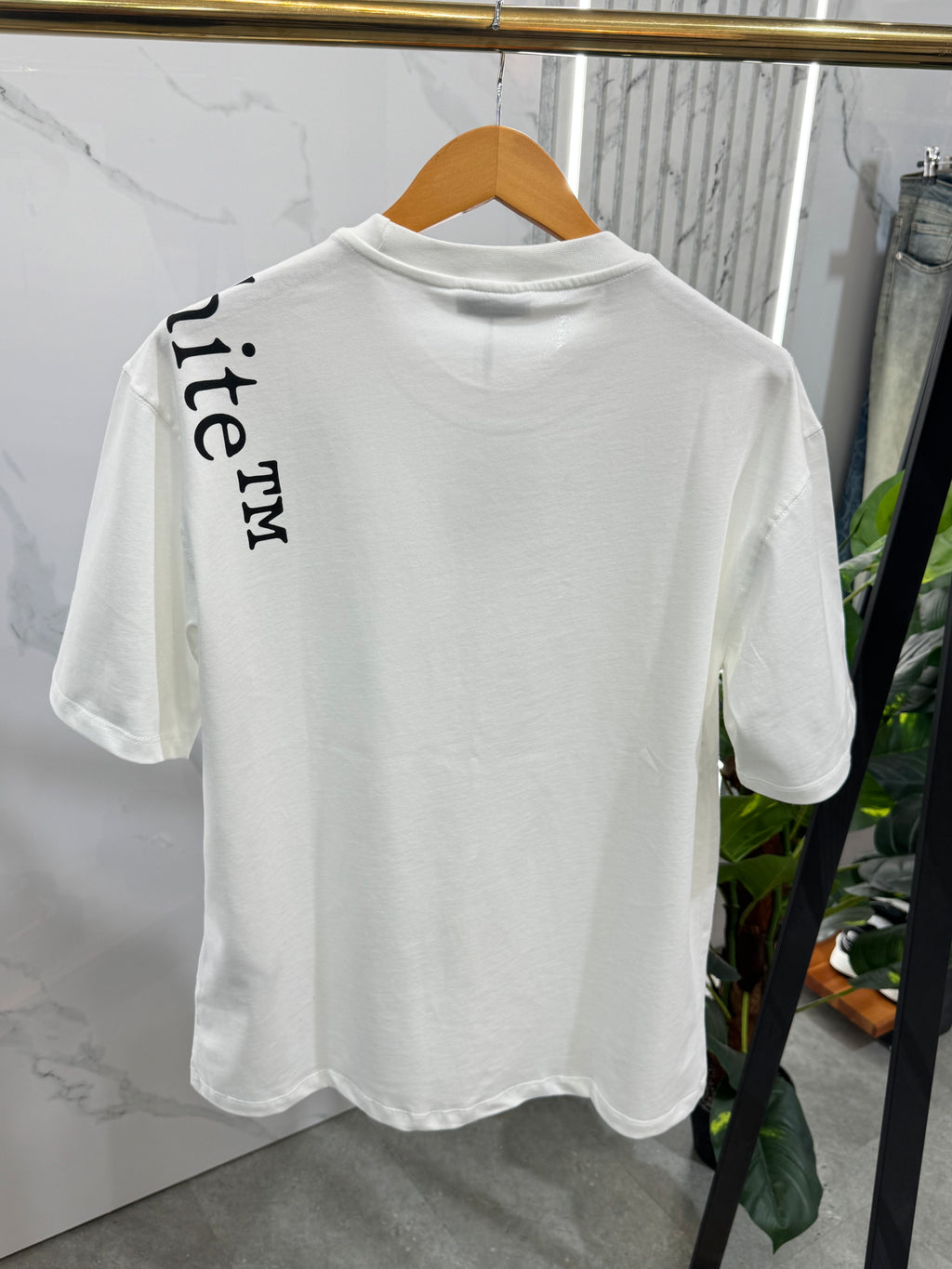 OFF-WHITE Shoulder Logo T-Shirt – White / Black - NEW1882