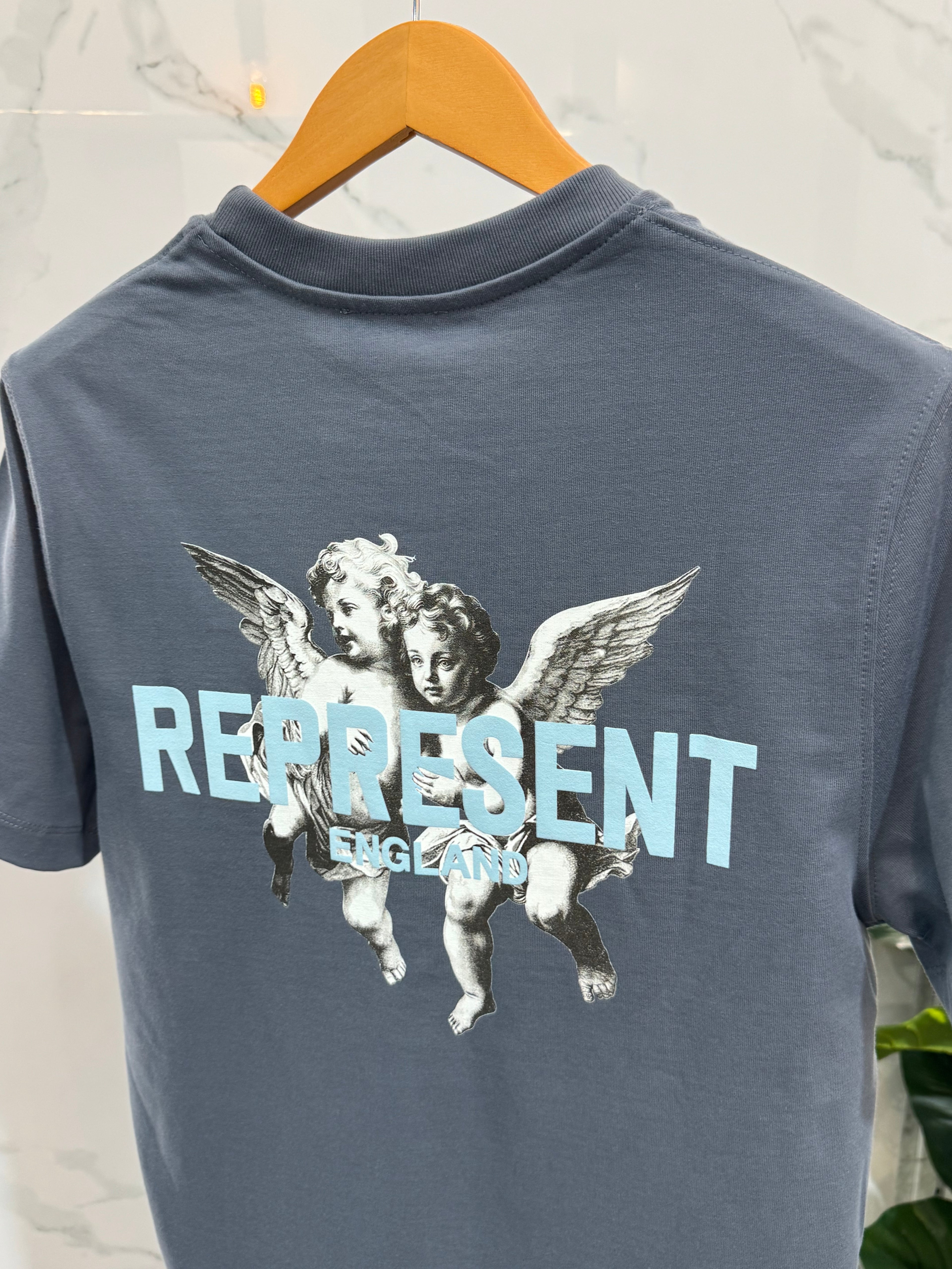 REPRESENT Ανδρικό T-Shirt "The Legacy Collection" – Grey Blue - NEW1728