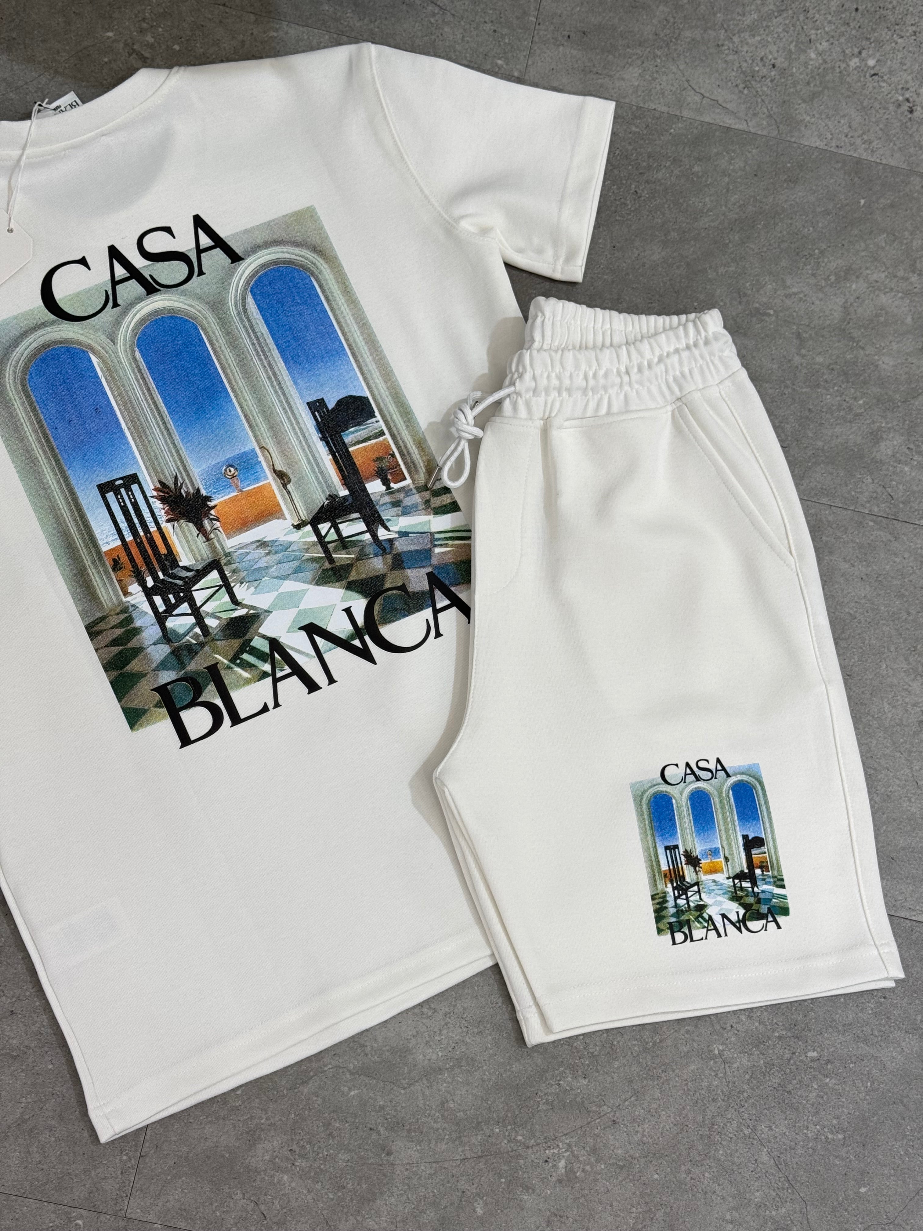 Casablanca Σετ "Archway Pool" - Off White - NEW1664
