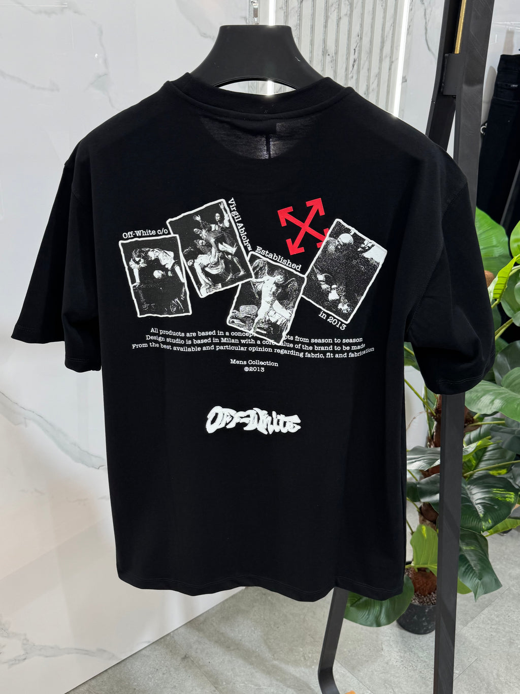 Ανδρικό T-SHIRT OFF WHITE - NEW1477