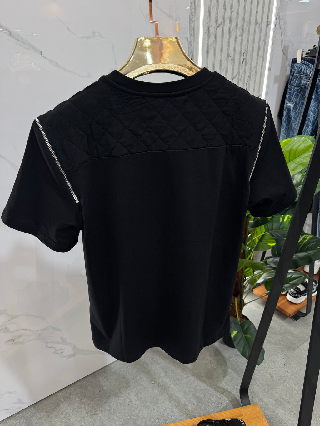 PHILIPP PLEIN Biker Detail T-Shirt – Black - NEW1771