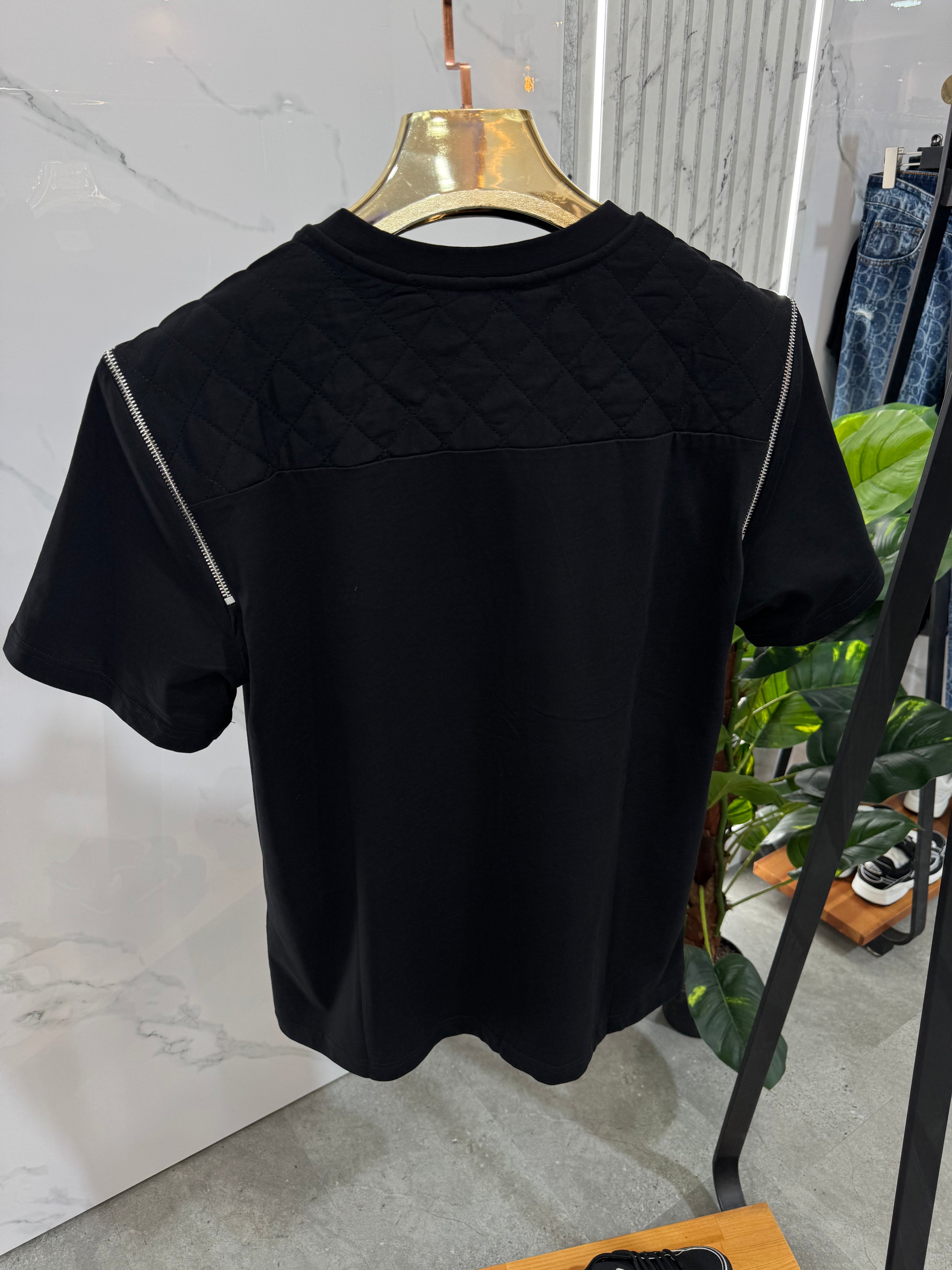 PHILIPP PLEIN Biker Detail T-Shirt – Black - NEW1771