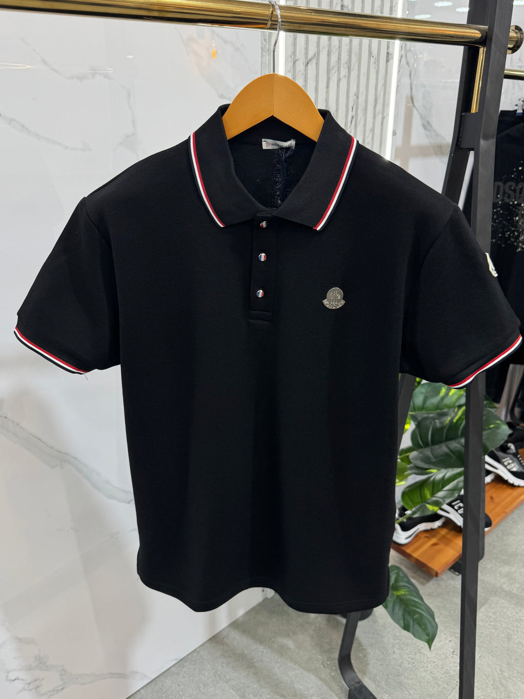 Moncler Polo Ανδρικό  - Black - NEW1691