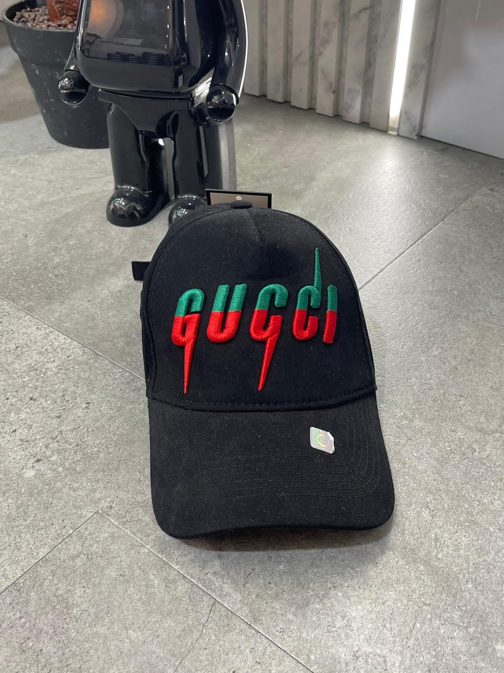 GUCCI Blade Logo Baseball Cap – Black - NEW1741