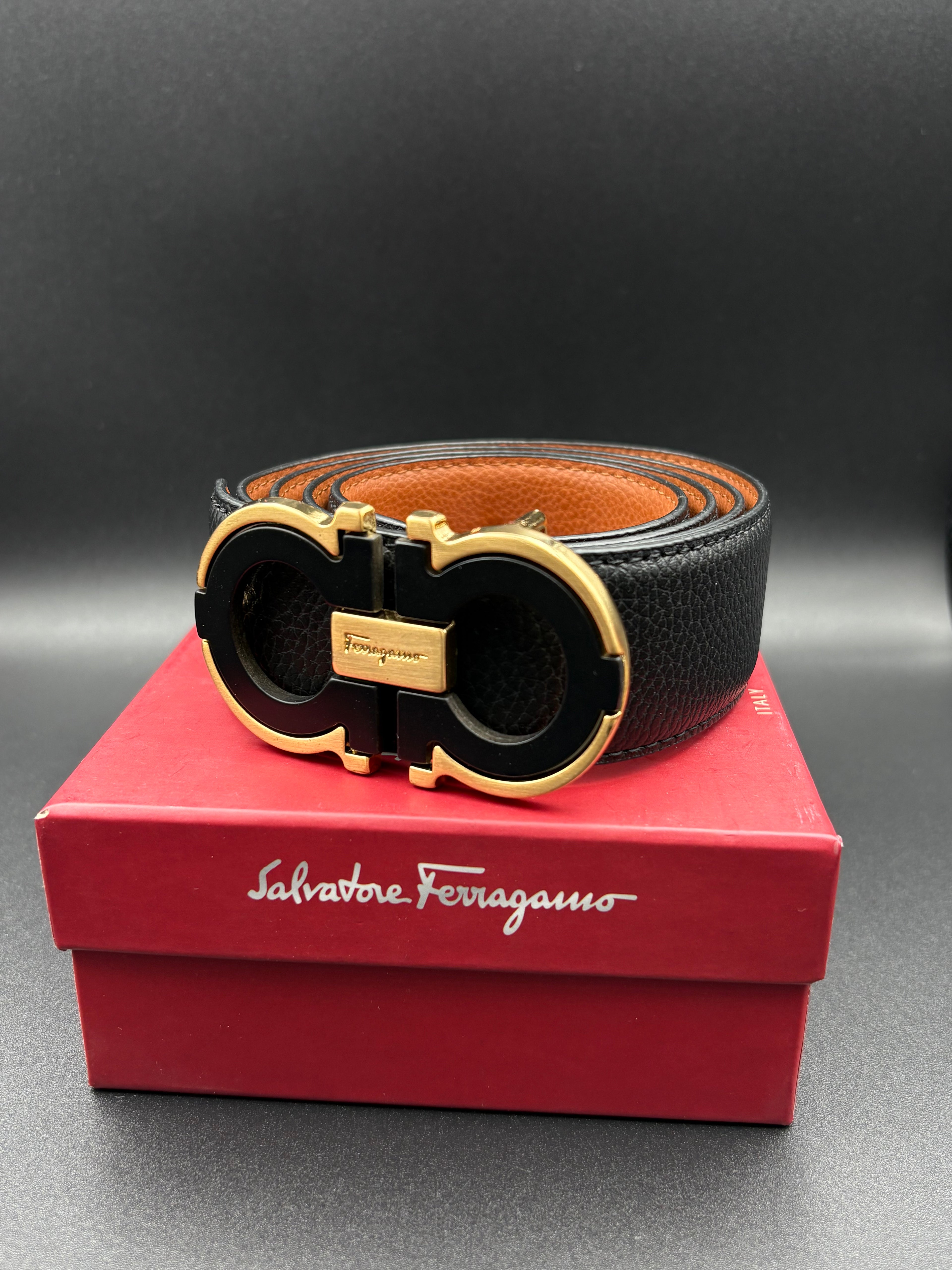 ΔΕΡΜΑΤΙΝΗ ΖΩΝΗ FERRAGAMO - NEW1384