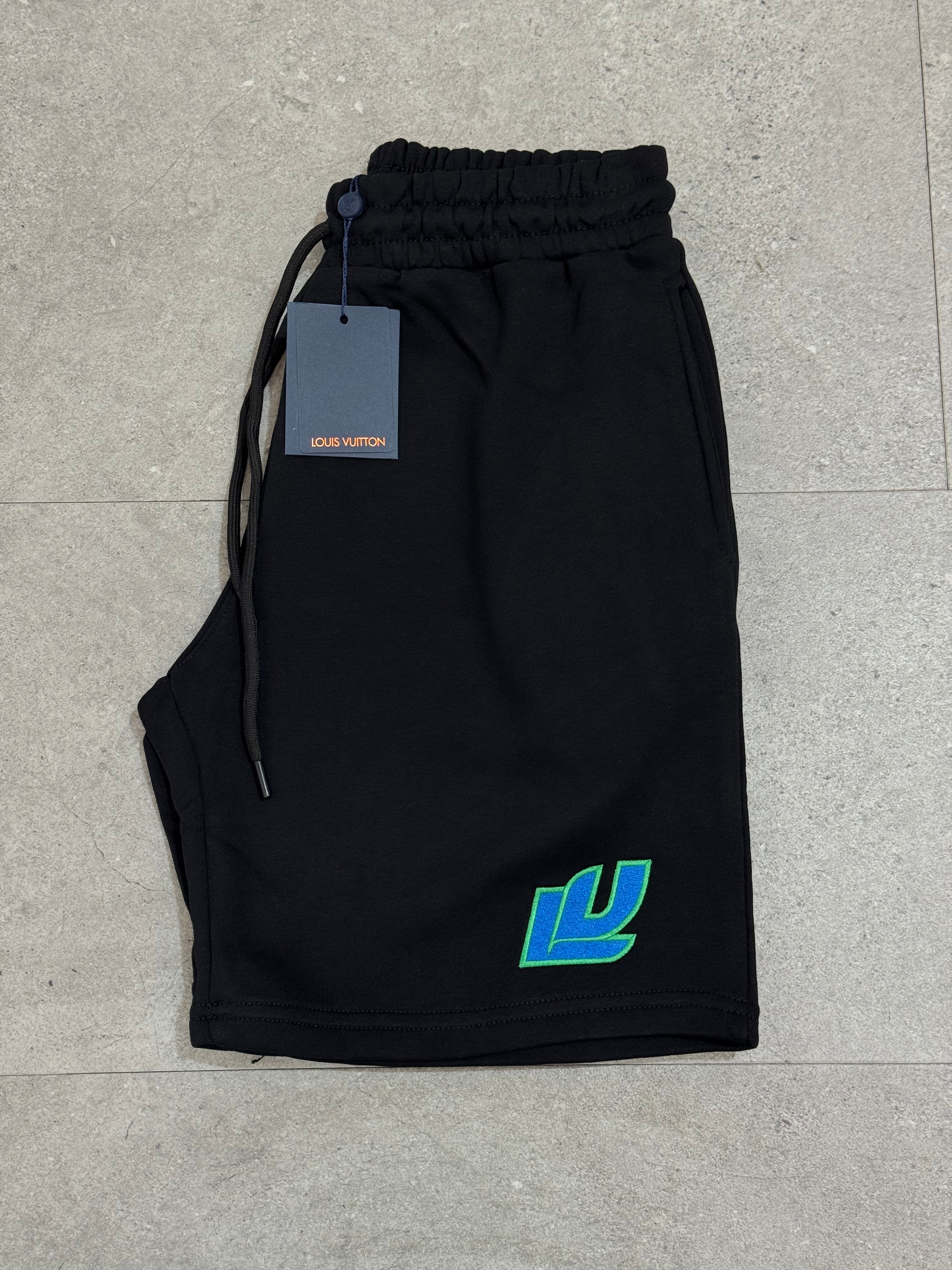 Louis Vuitton Graphic - Black Shorts - NEW1667