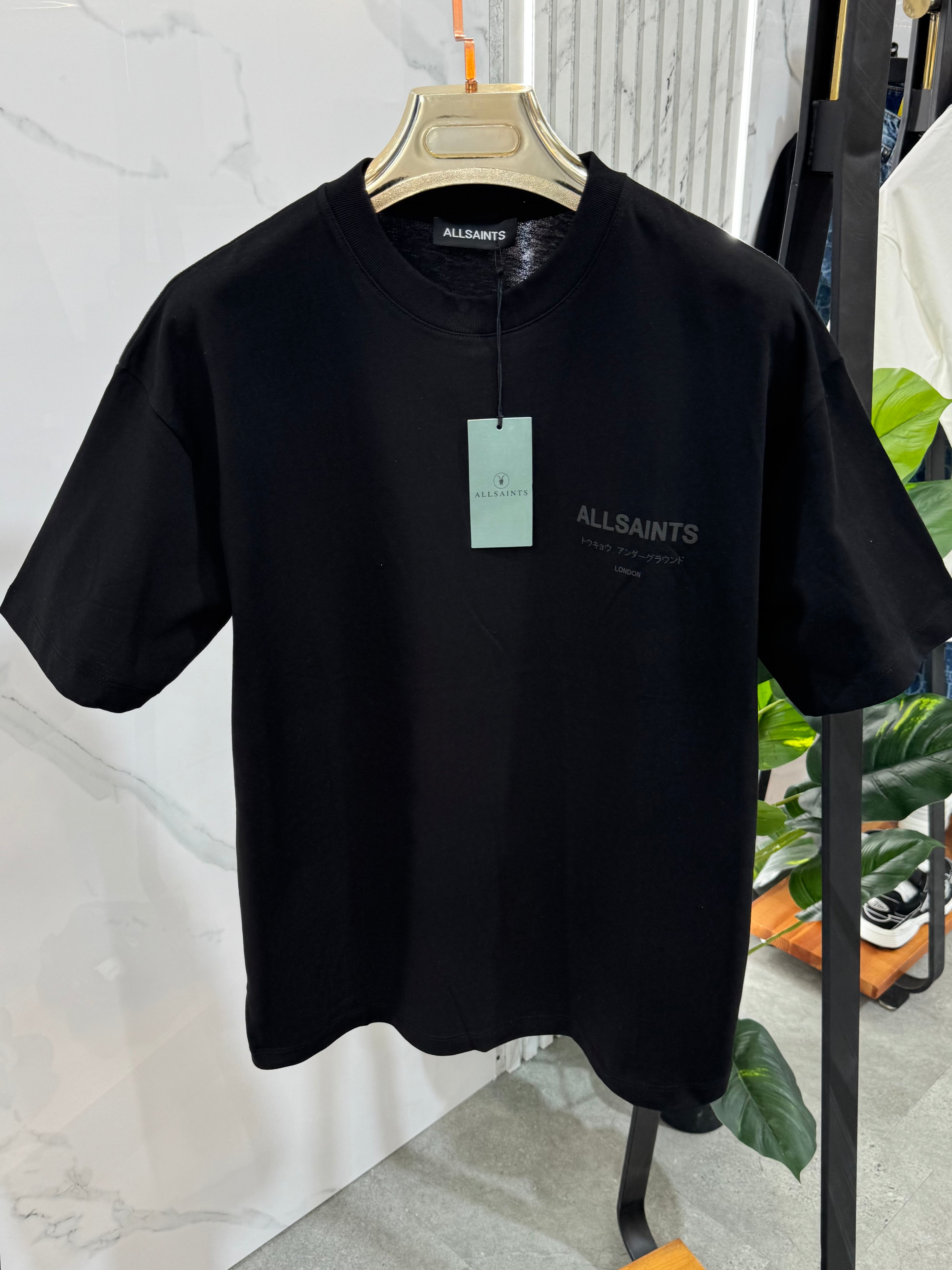 ALLSAINTS Tokyo Underground T-Shirt – Black - NEW1757
