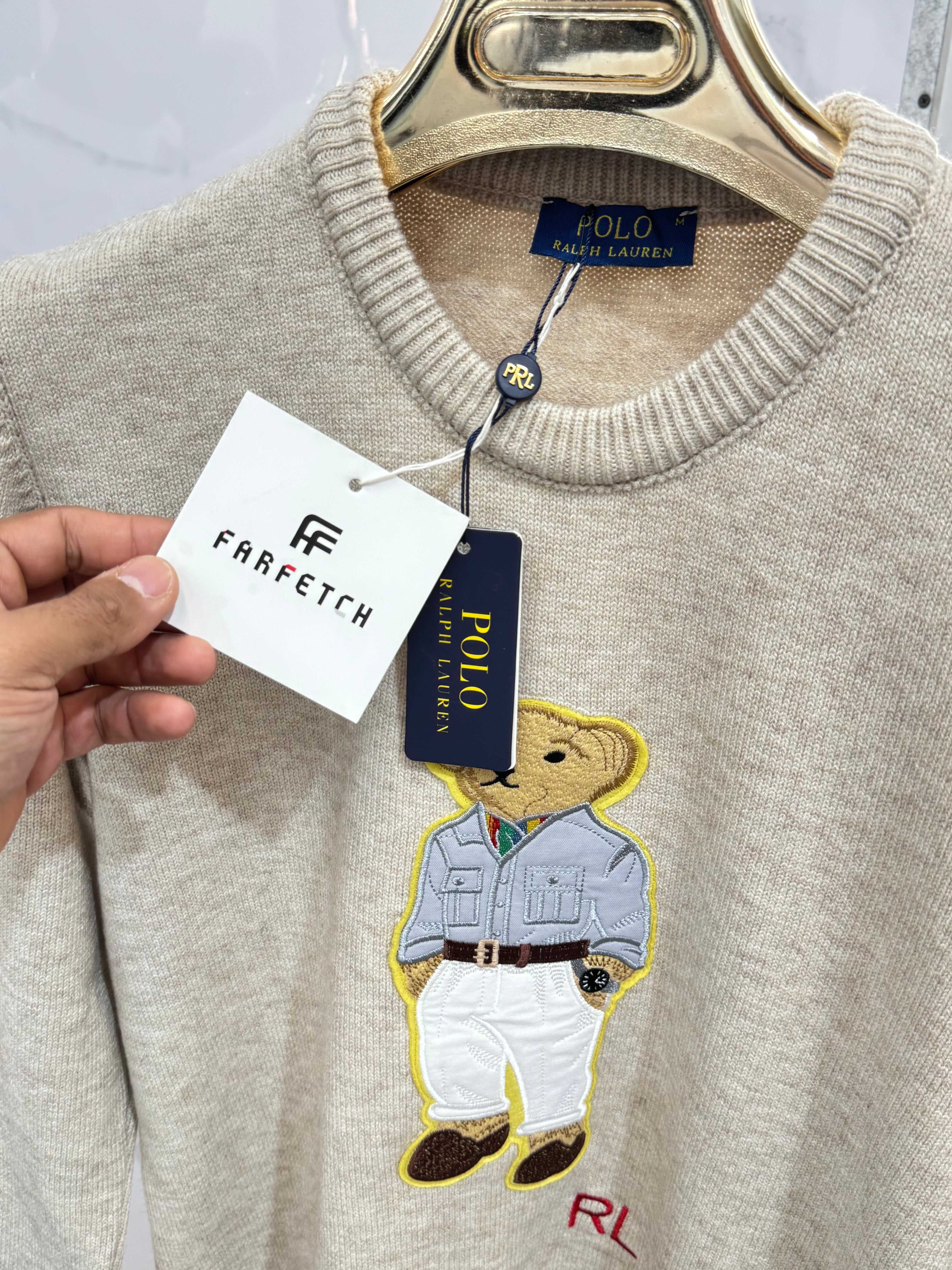 ΠΛΕΚΤΗ POLO RALPH LAUREN ΜΑΚΡΥΜΑΝΙΚΗ - NEW1233