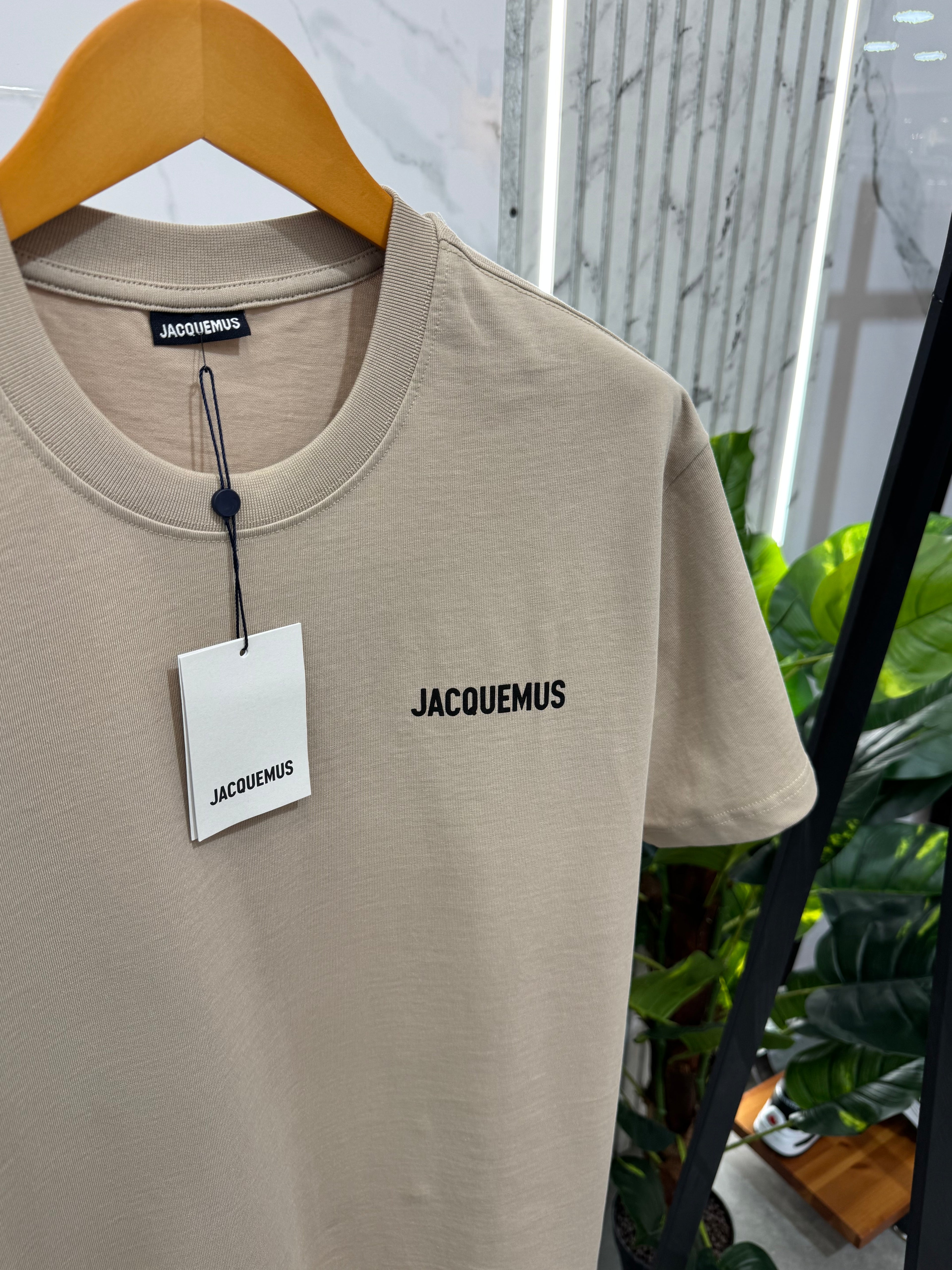 Jacquemus Ανδρικό T-shirt "Avenue Montaigne" - Beige/Sand - NEW1692
