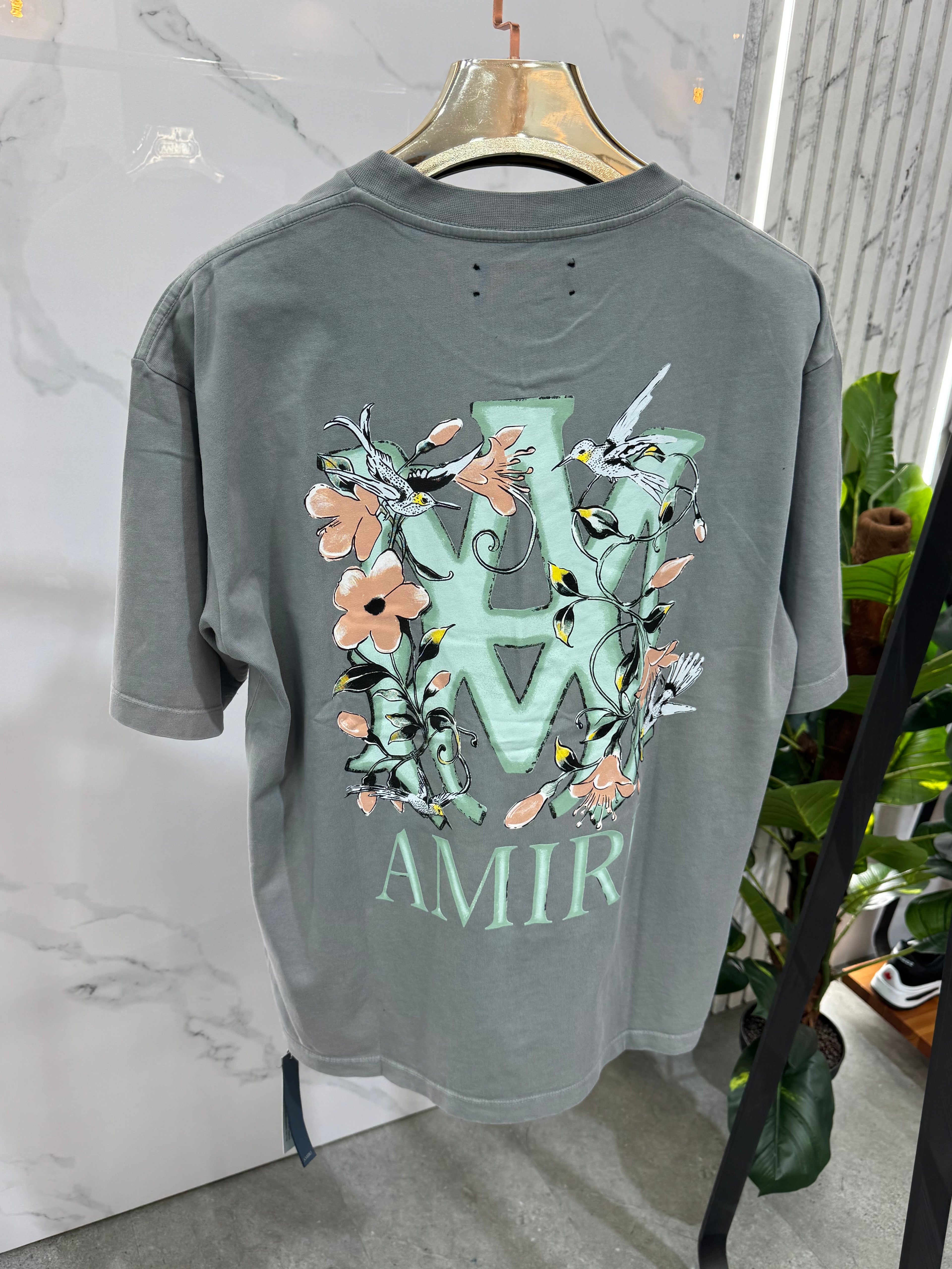 Amiri MA Court Ανδρικό T-Shirt - Sage Green - NEW1631