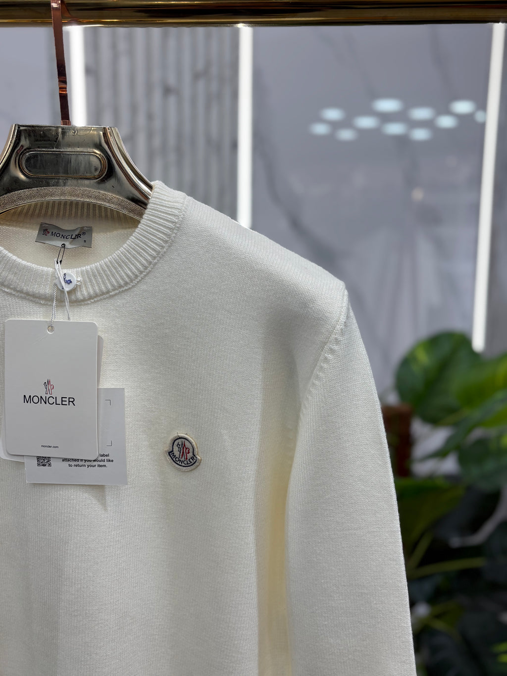 ΠΛΕΚΤΗ MONCLER ΜΑΚΡΥΜΑΝΙΚΗ - NEW1321