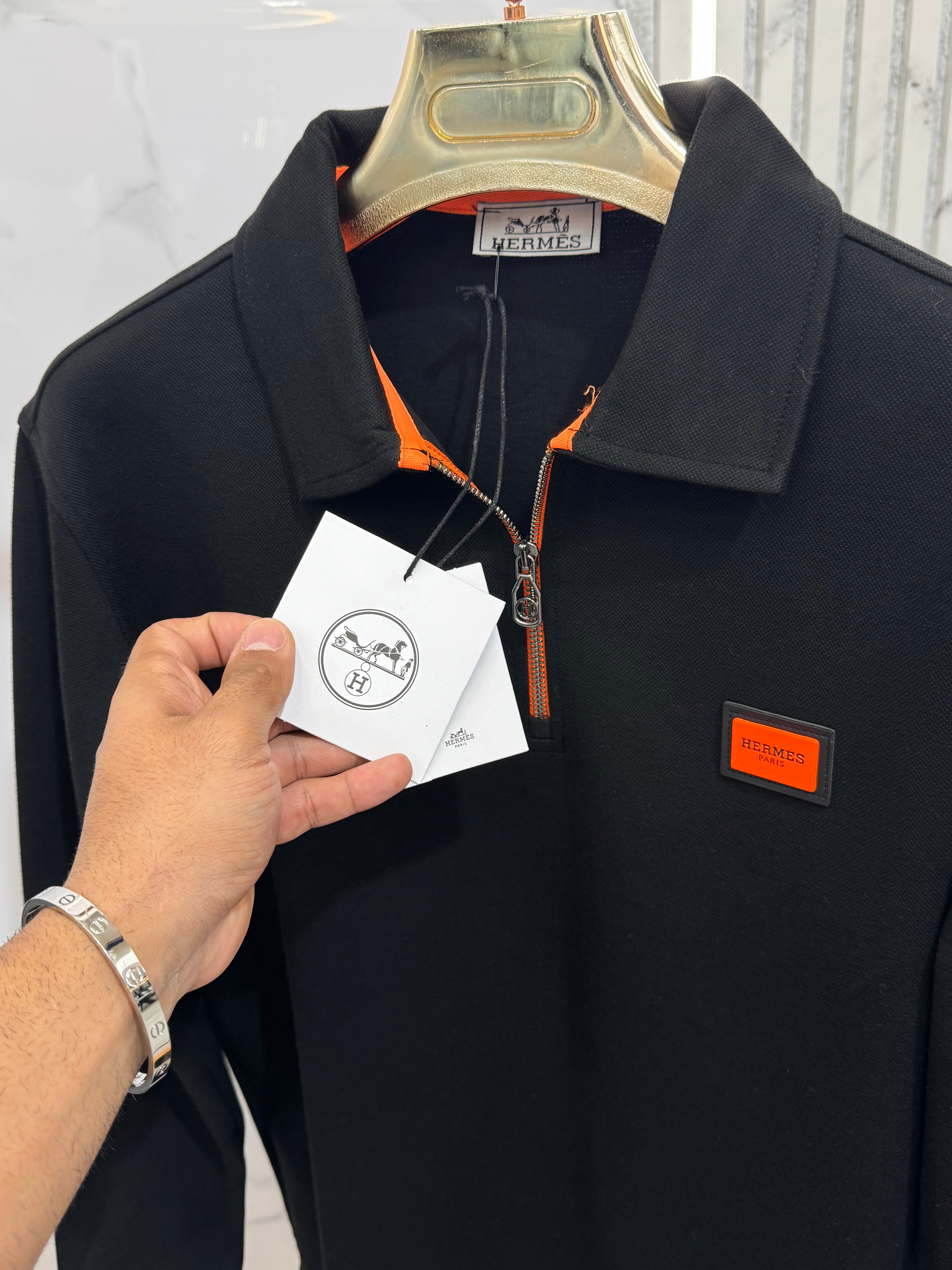 SWEATSHIRT HERMES HALF ZIP - NEW1227