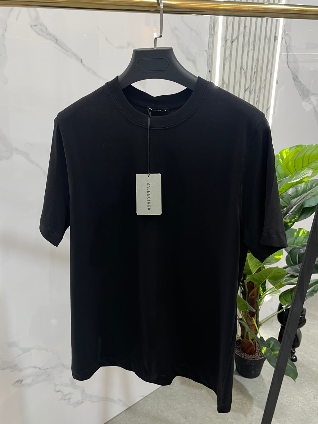 BALENCIAGA Tape Type Ανδρικό T-Shirt – Black - NEW1749