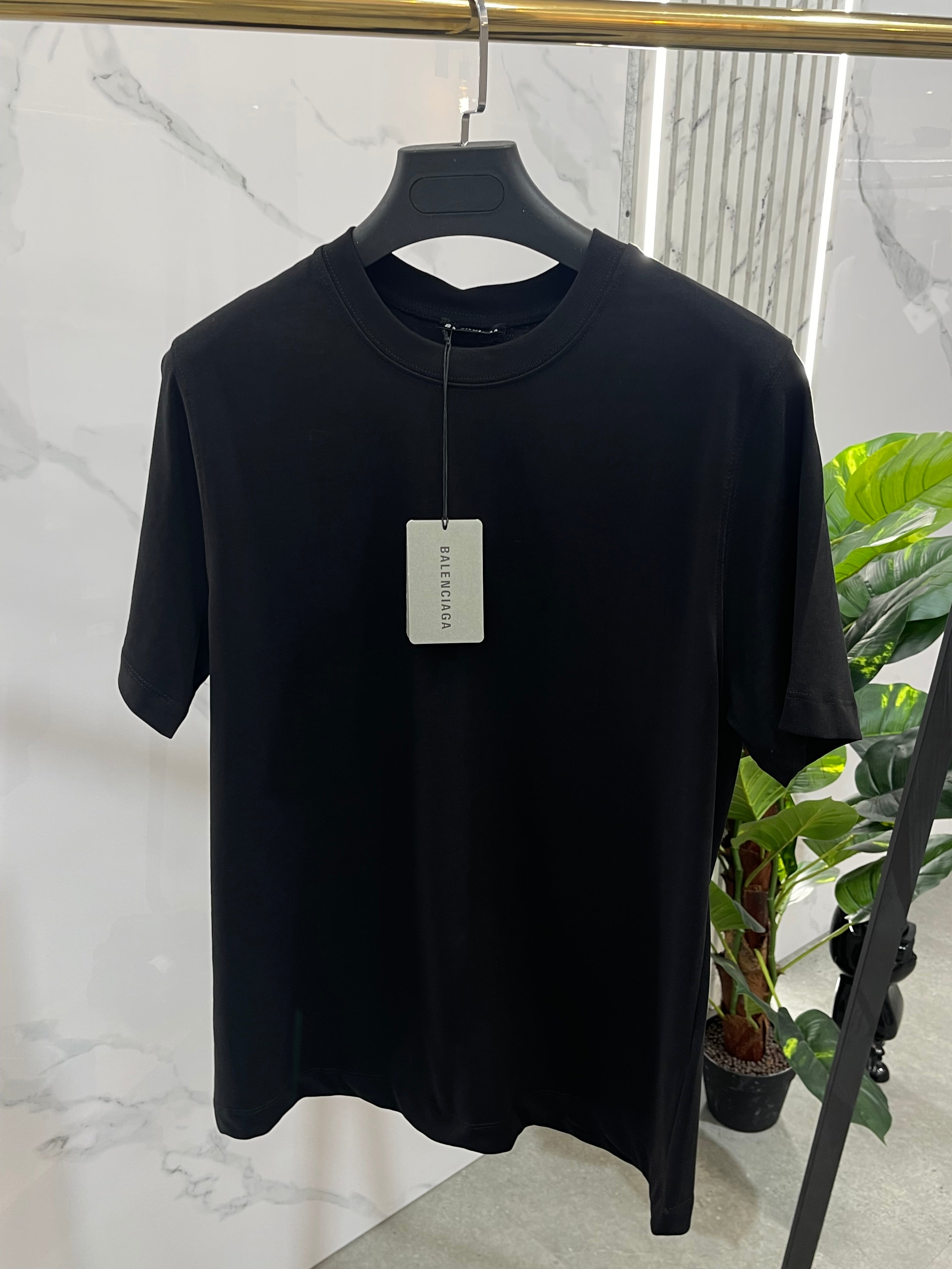 BALENCIAGA Tape Type Ανδρικό T-Shirt – Black - NEW1749