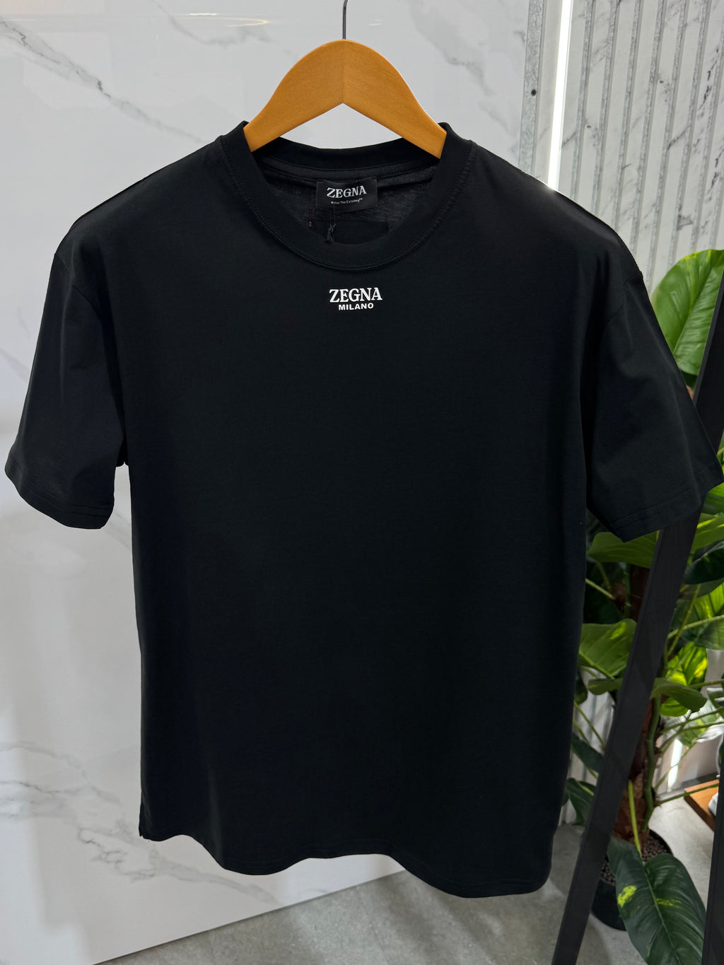 Zegna Milano Ανδρικό T-shirt - Black - NEW1689