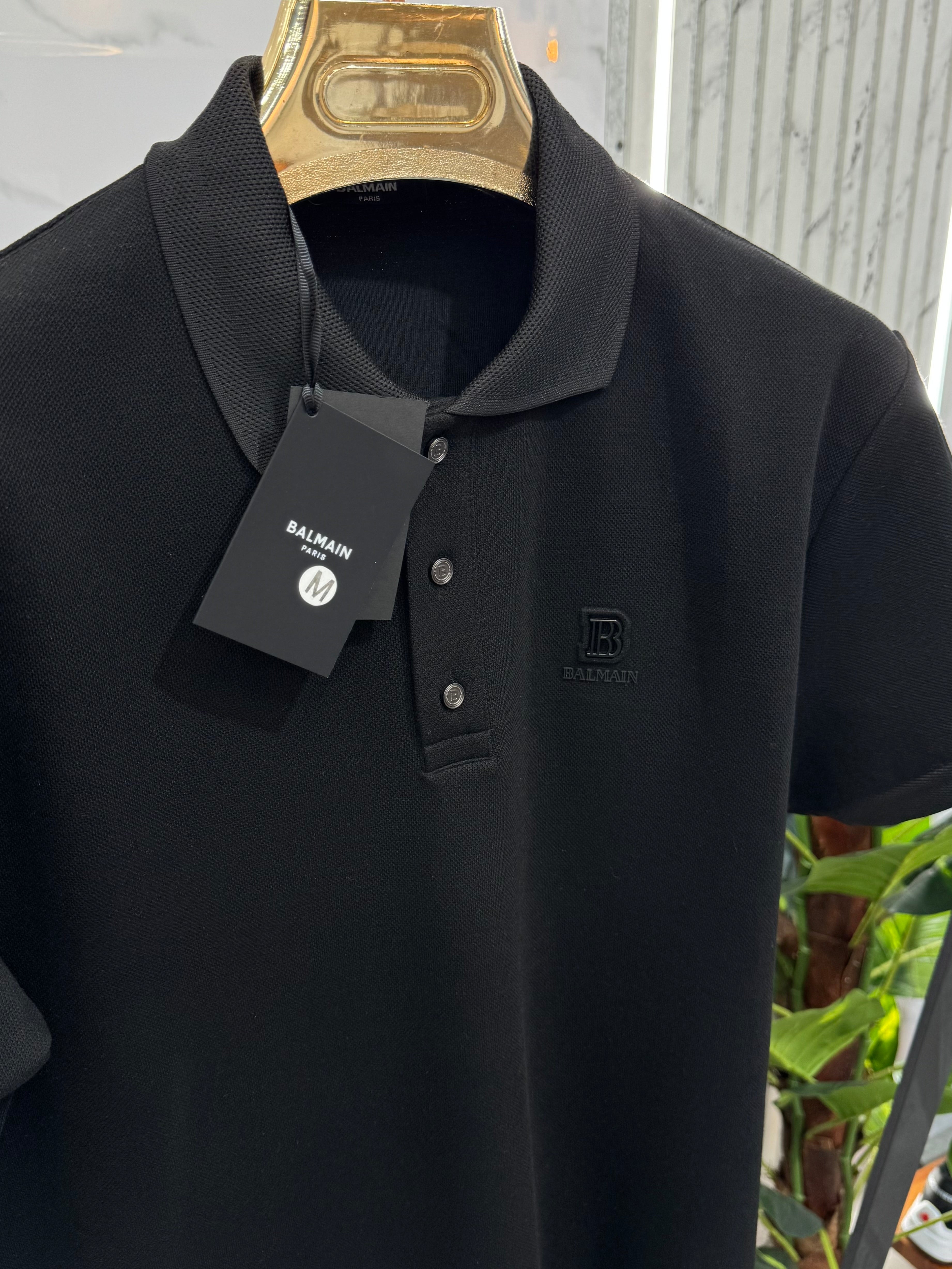 Balmain Polo - Black - NEW1697