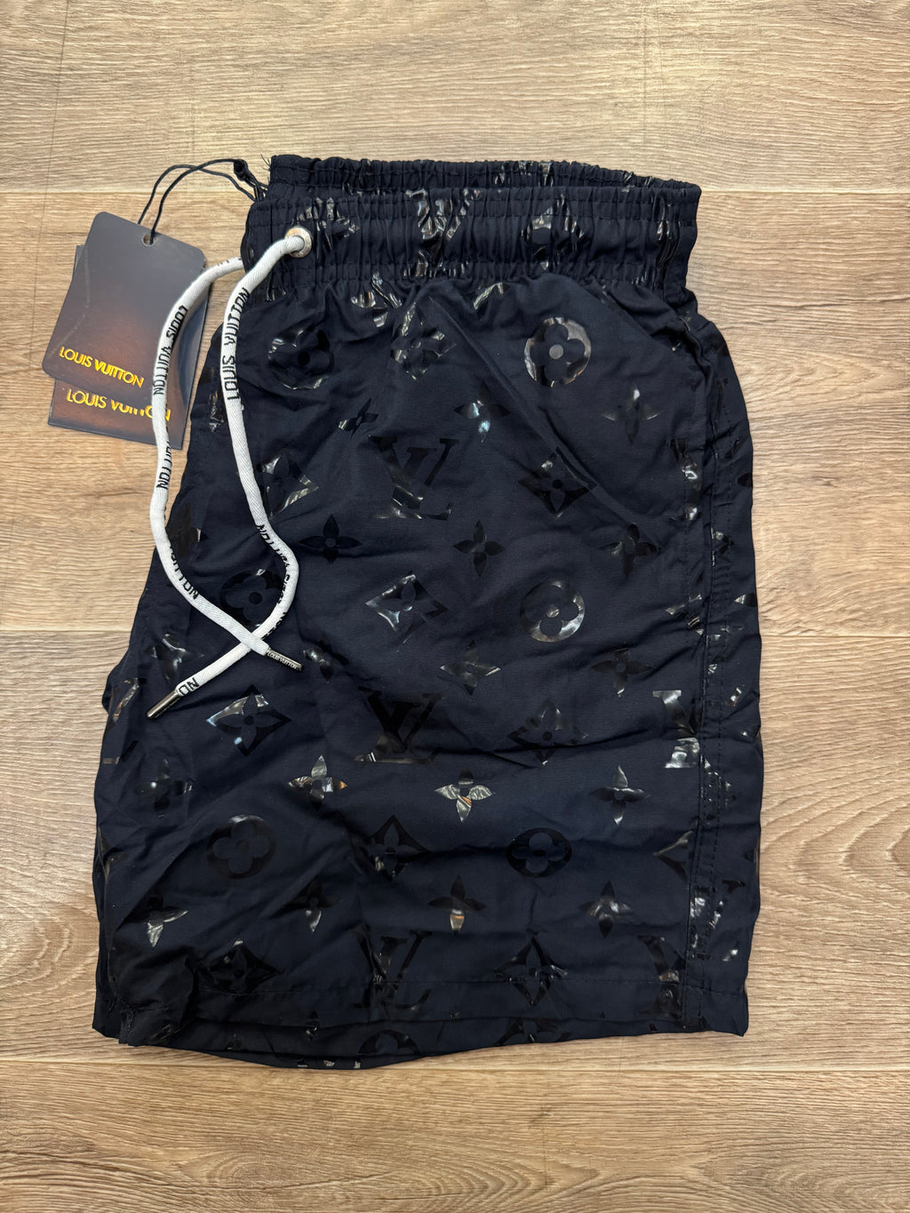 LOUIS VUITTON Monogram Swim Shorts – Black / Navy - NEW1105