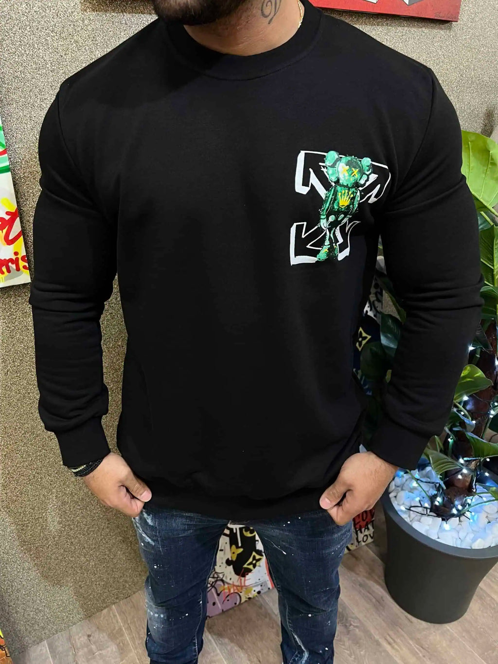 SWEATSHIRT OFF WHITE – OF10669