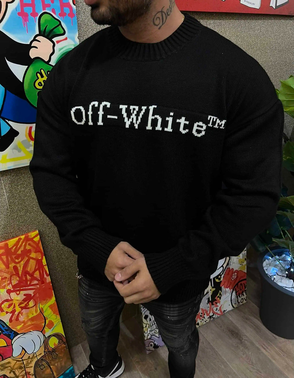 SWEATSHIRT OFF WHITE – OF10665