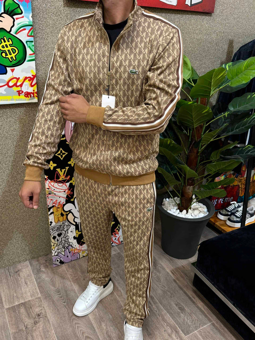 OUTFIT SET LACOSTE – S56 Ζακέτα – Παντελόνι