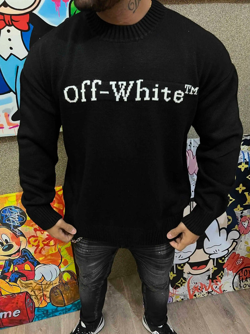 SWEATSHIRT OFF WHITE – OF10665